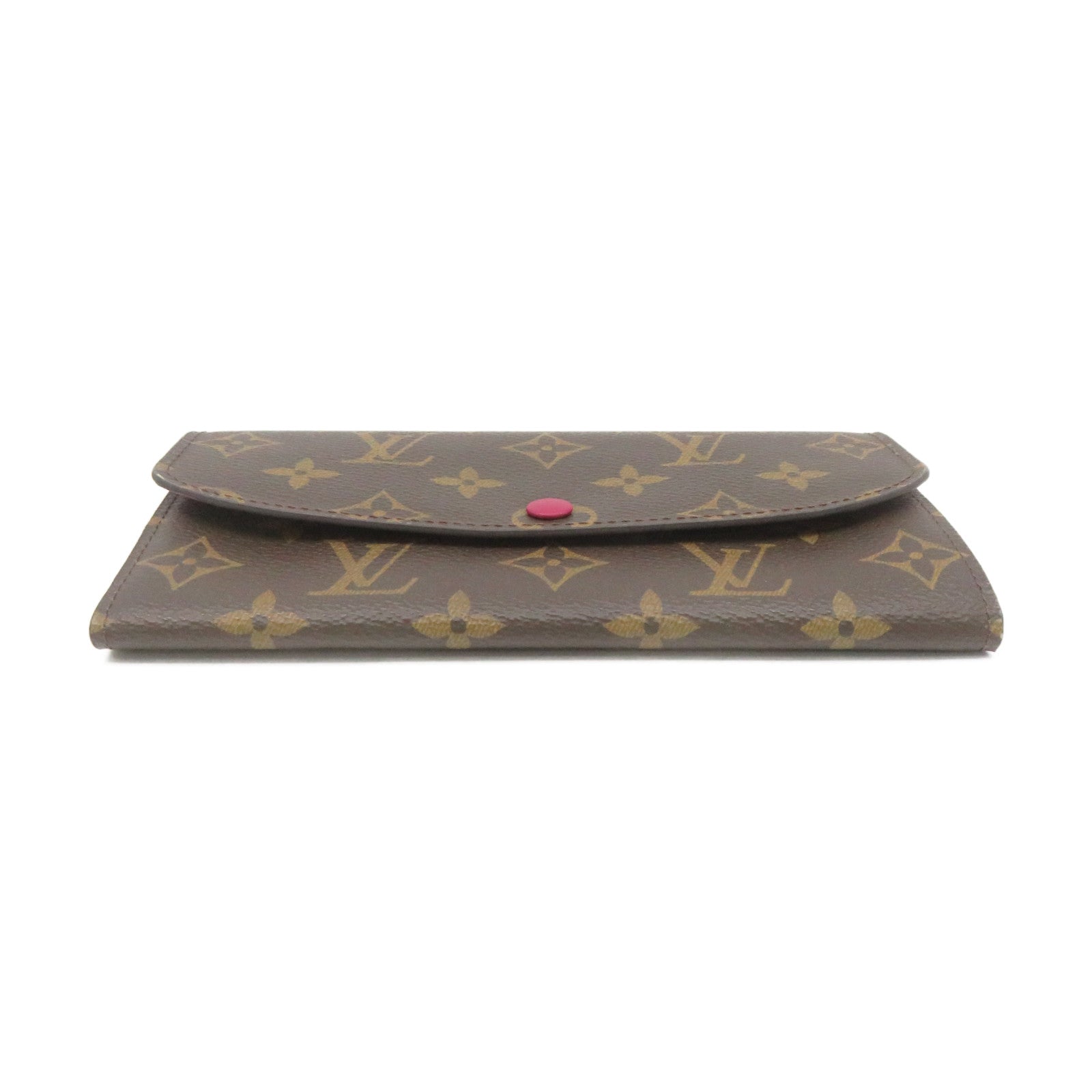 LOUIS VUITTON Monogram Emilie Wallet Gold Buckle Long Wallet Brown – Brand  Off Hong Kong Online Store