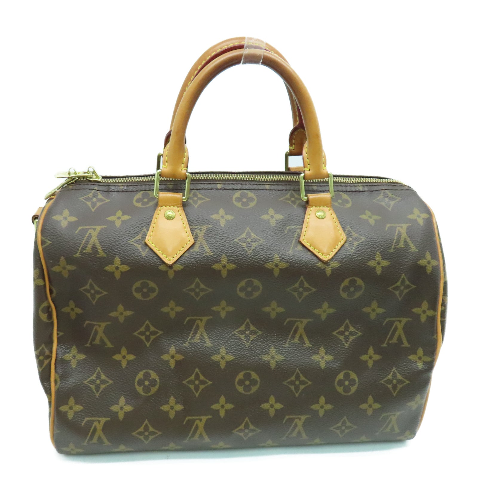 Louis Vuitton Brown Monogram Speedy Bandouliere 30 Purse Shoulder