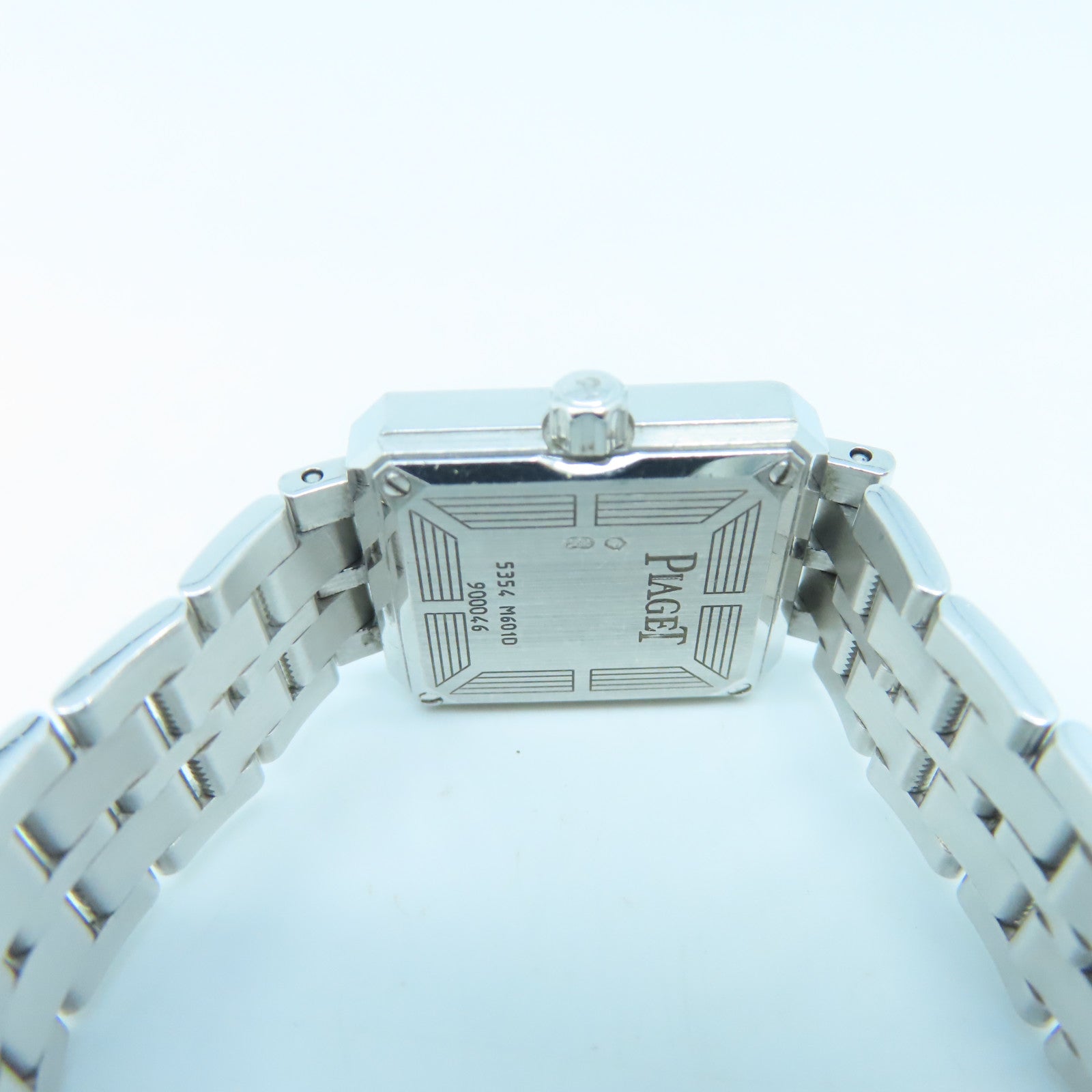 PIAGET Mecanique 18K White Gold Watch Quartz Movement White