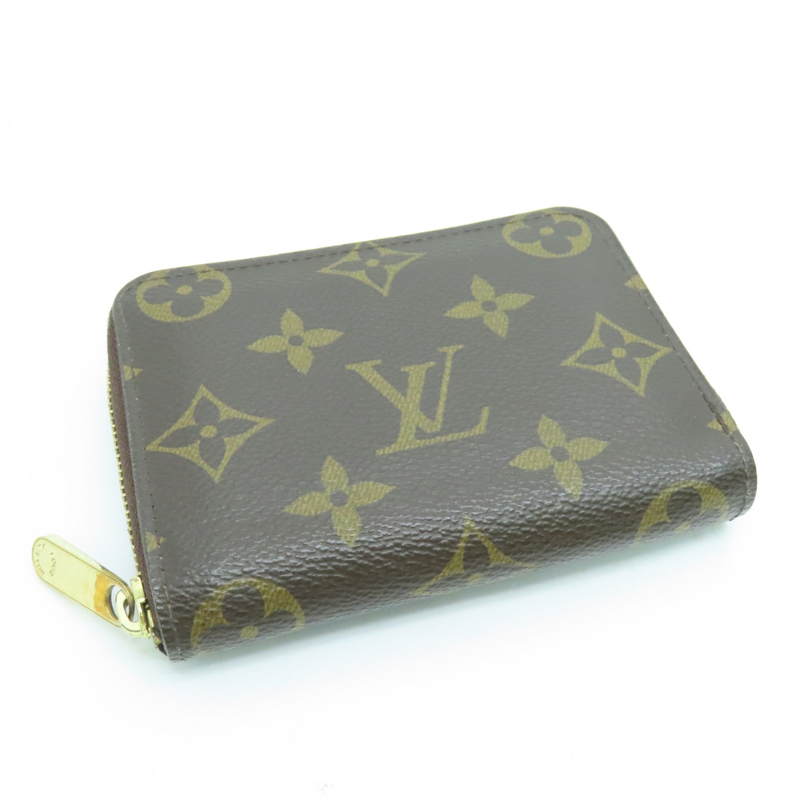 Authentic LOUIS VUITTON Monogram Zippy coin purse M60067 coin case