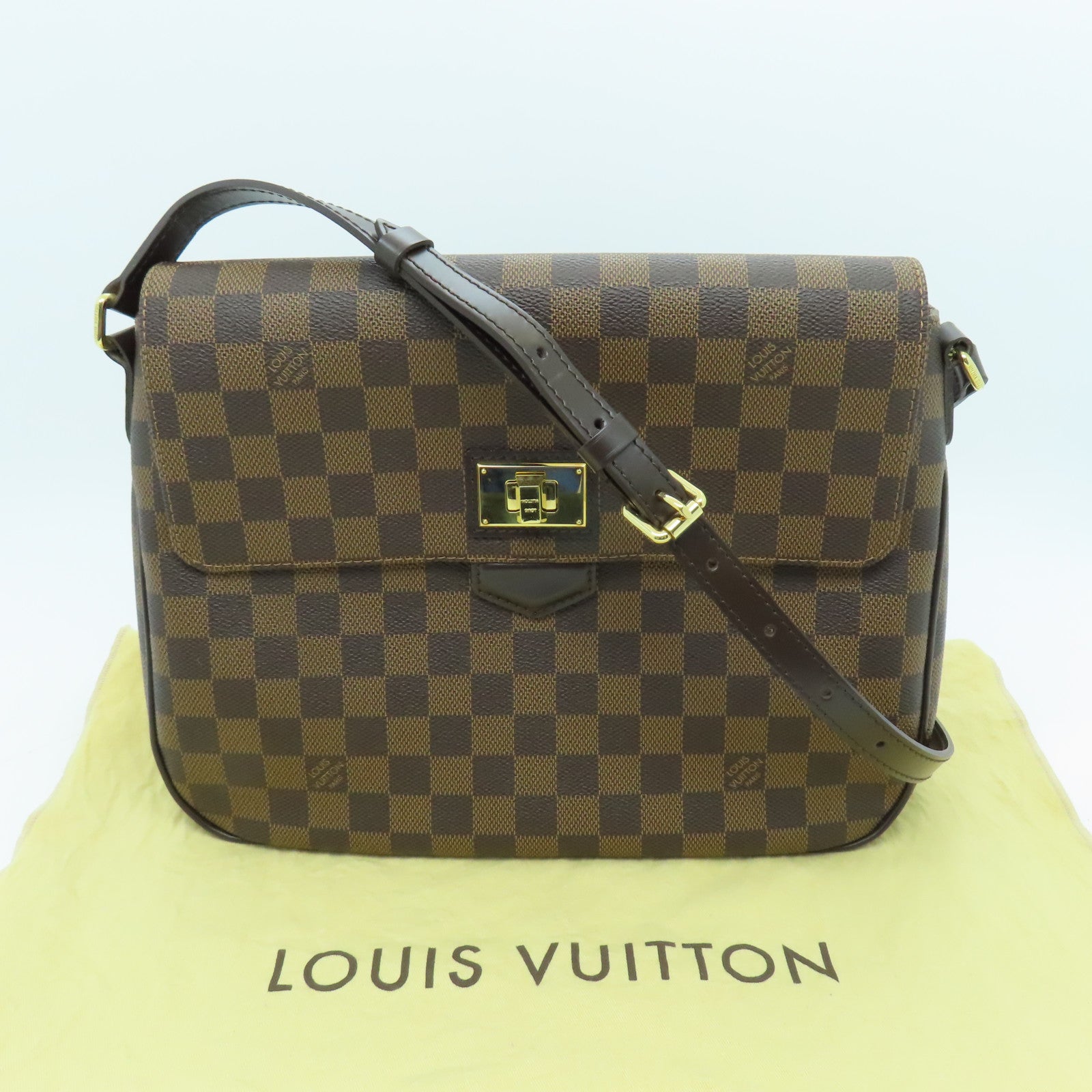 Louis Vuitton Damier Ebene Canvas Besace Rosebery Bag Louis