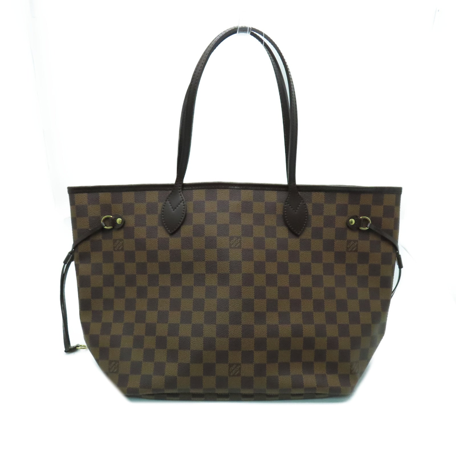 LOUIS VUITTON Damier Neverfull MM手挽袋/肩背袋啡色