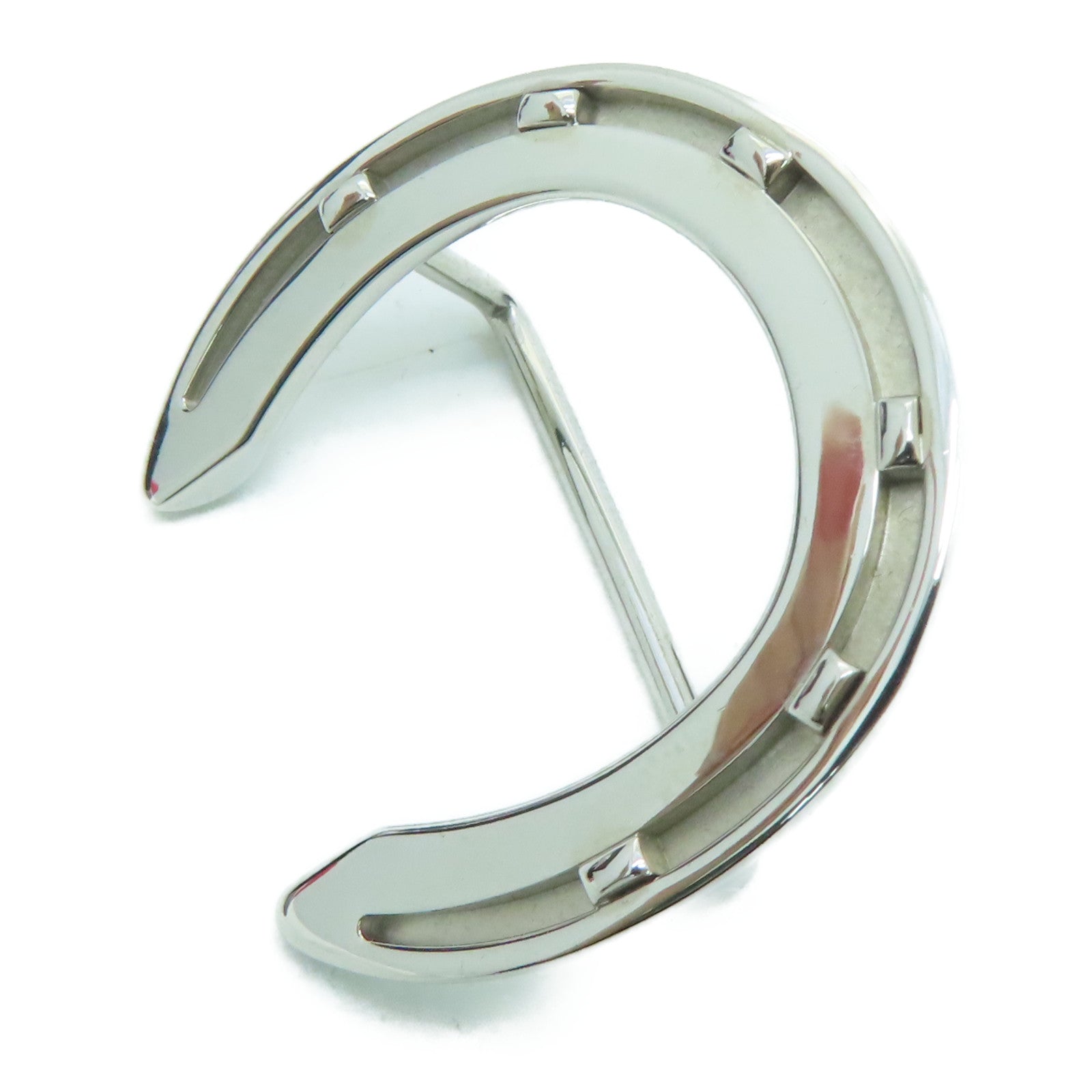 HERMES metal H en Rond Scarf Ring silk scarf buckle silver – Brand
