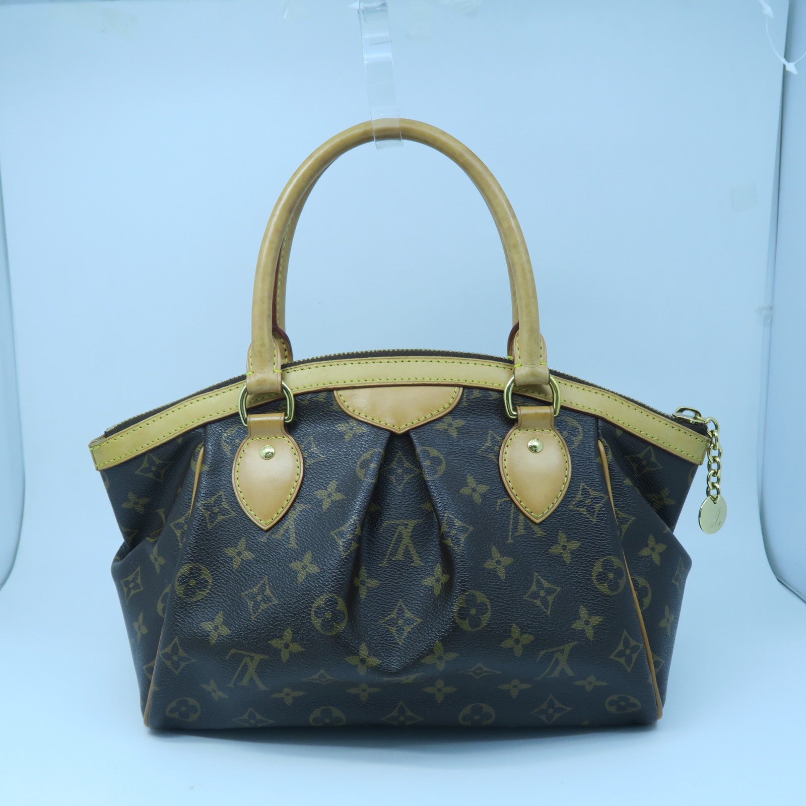 LOUIS VUITTON Monogram Tivoli PM Gold Buckle Handle Bag Brown – Brand Off  Hong Kong Online Store