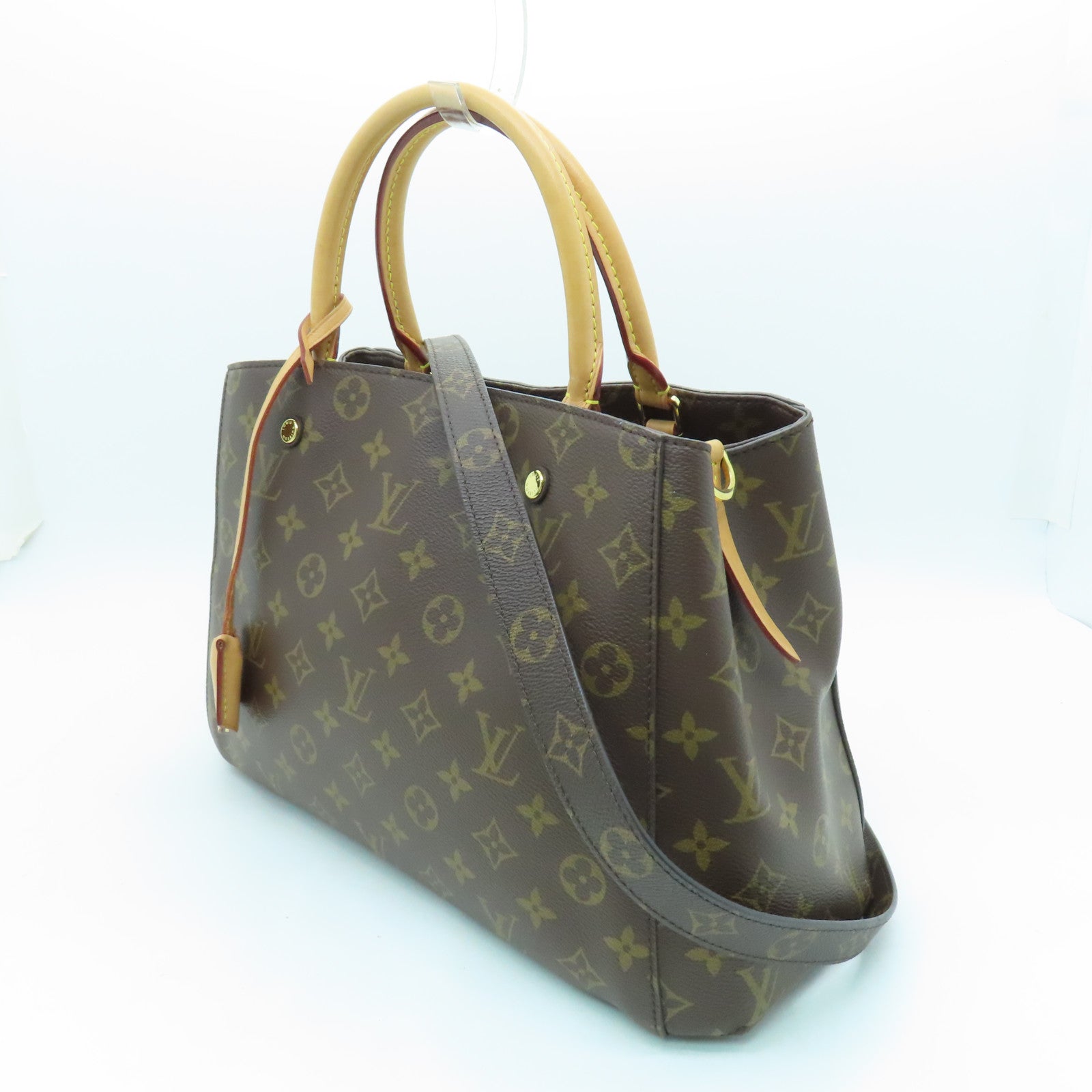 LOUIS VUITTON Monogram Montaigne MM gold buckle handle shoulder bag br –  Brand Off Hong Kong Online Store