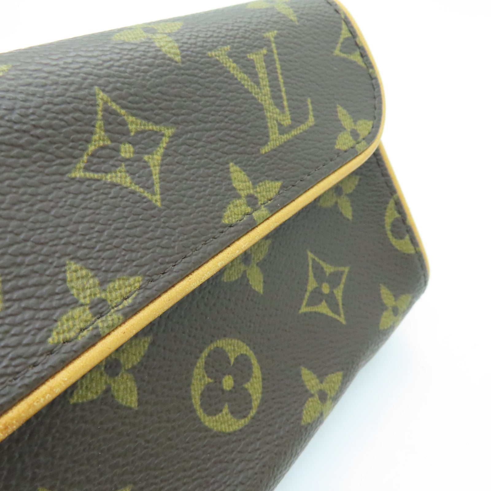 LOUIS VUITTON Monogram Canvas Florentine Small Pochette Belt Bag M51855