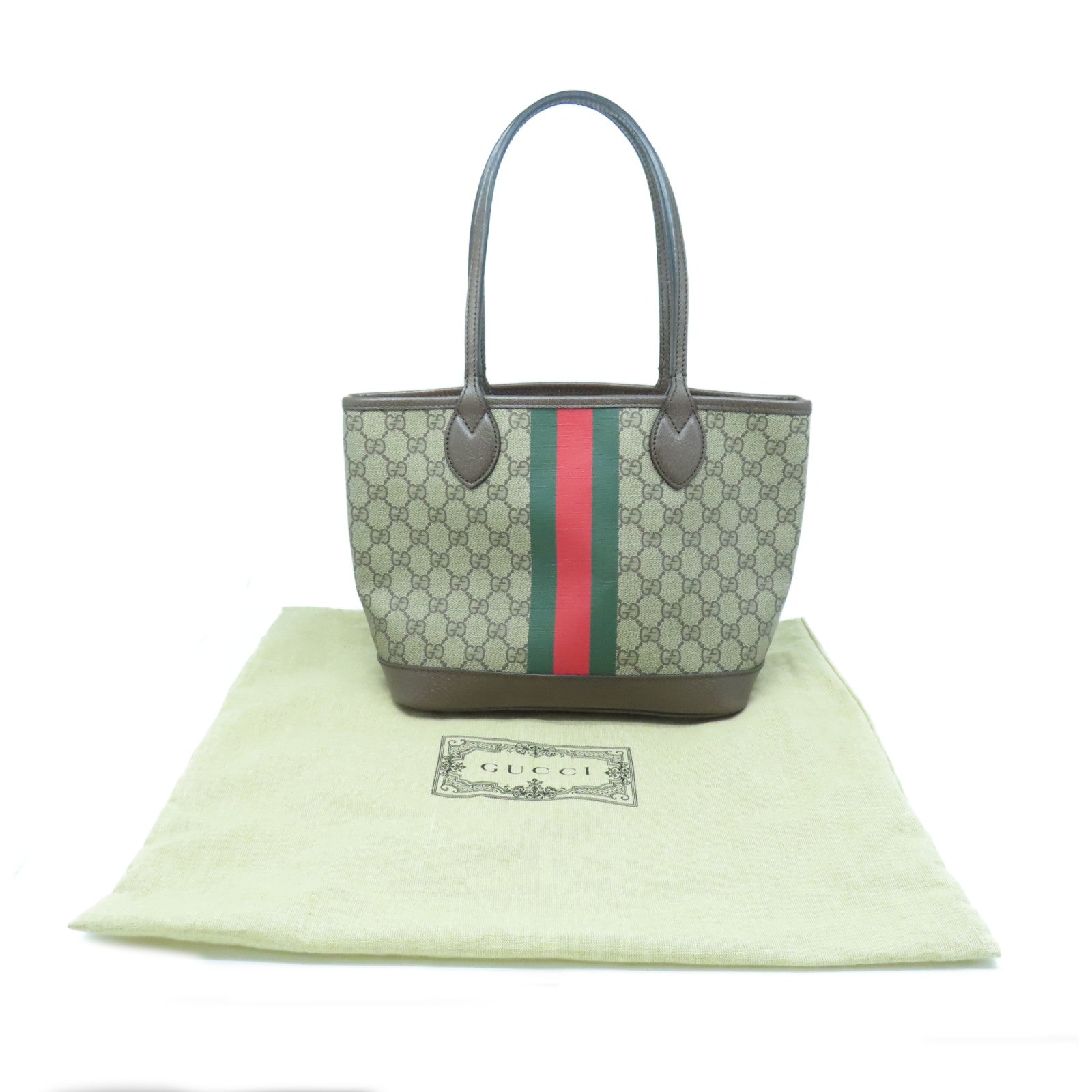 GUCCI PVC涂层帆布Tote Bag手挽袋棕色– Brand Off Hong Kong Online Store