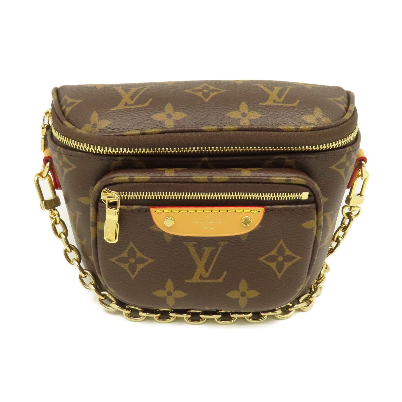 LOUIS VUITTON Monogram Mini Bumbag肩背袋啡色