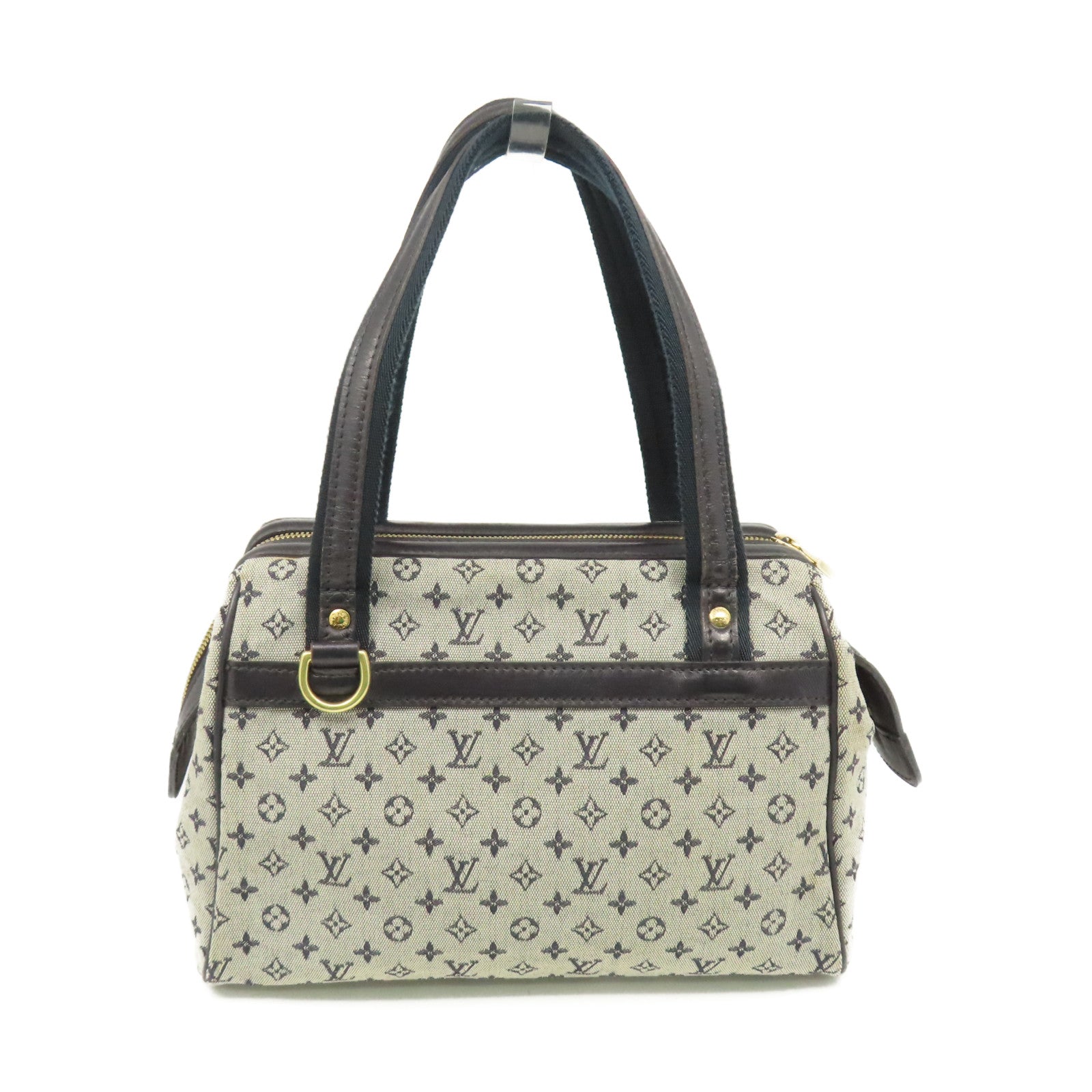 LOUIS VUITTON Monogram Mini Josephine PM手挽袋藍色/灰色