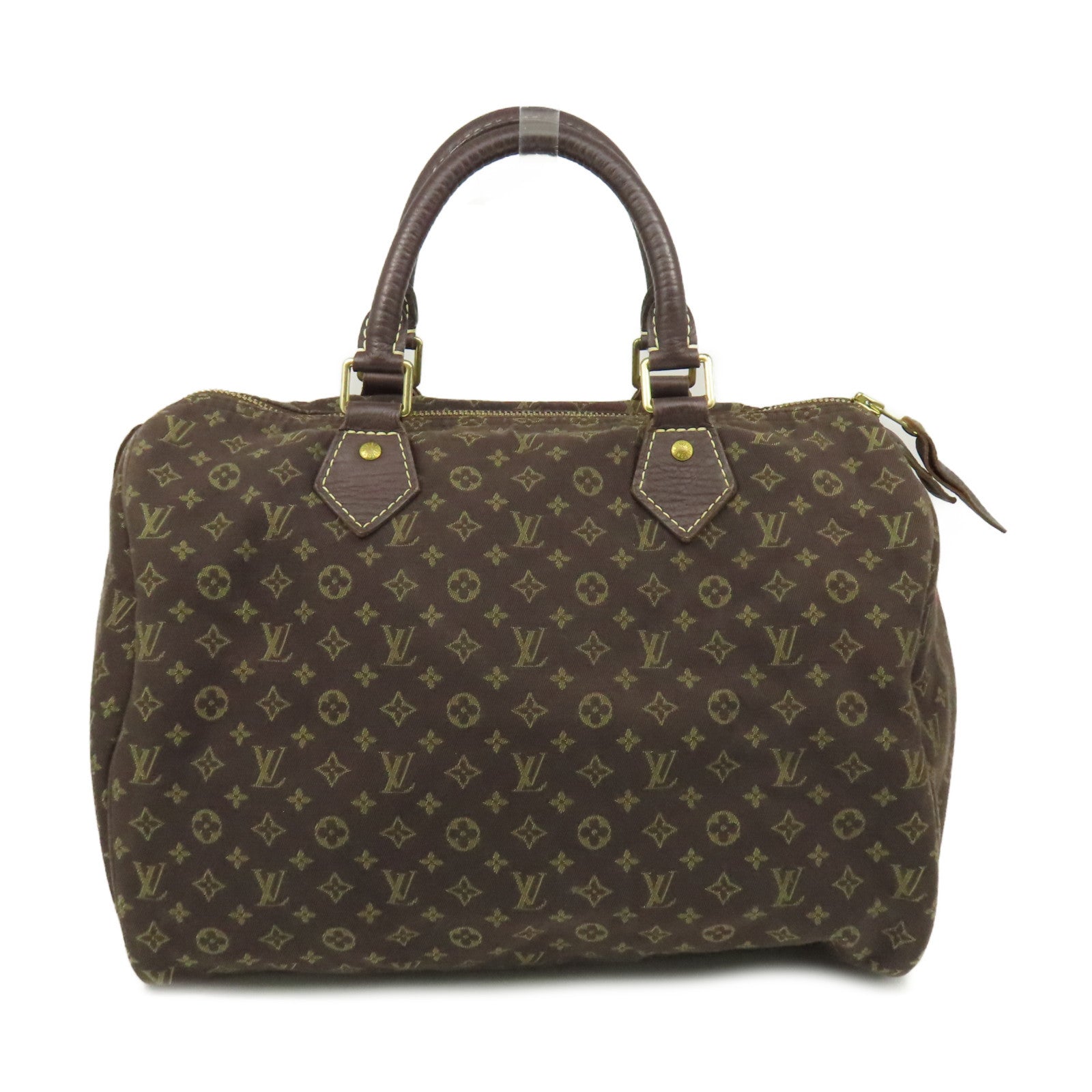 LOUIS VUITTON Monogram Mini Saumur 30 Handbag手挽袋啡色