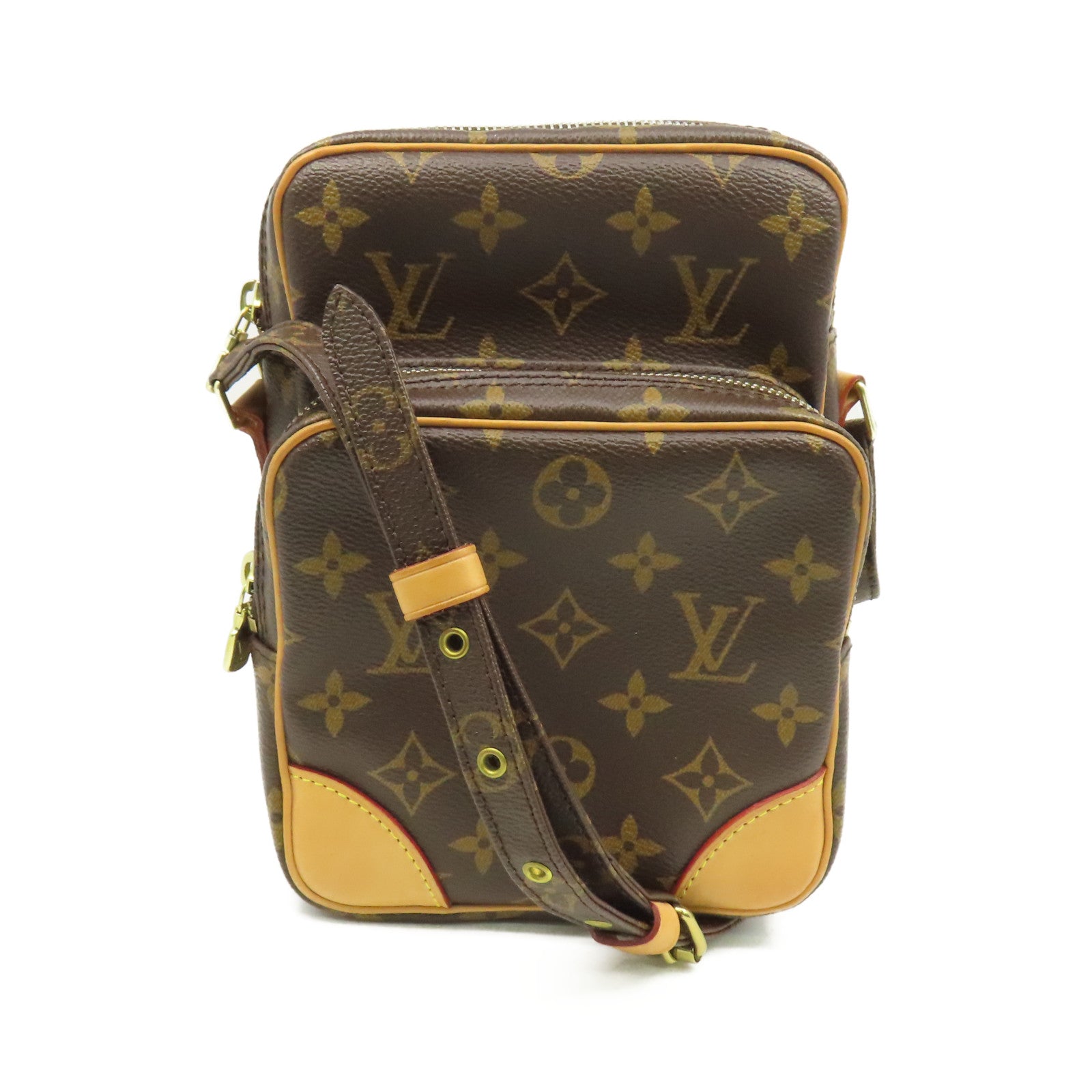 LOUIS VUITTON Monogram Amazon Shoulder Bag肩背袋啡色