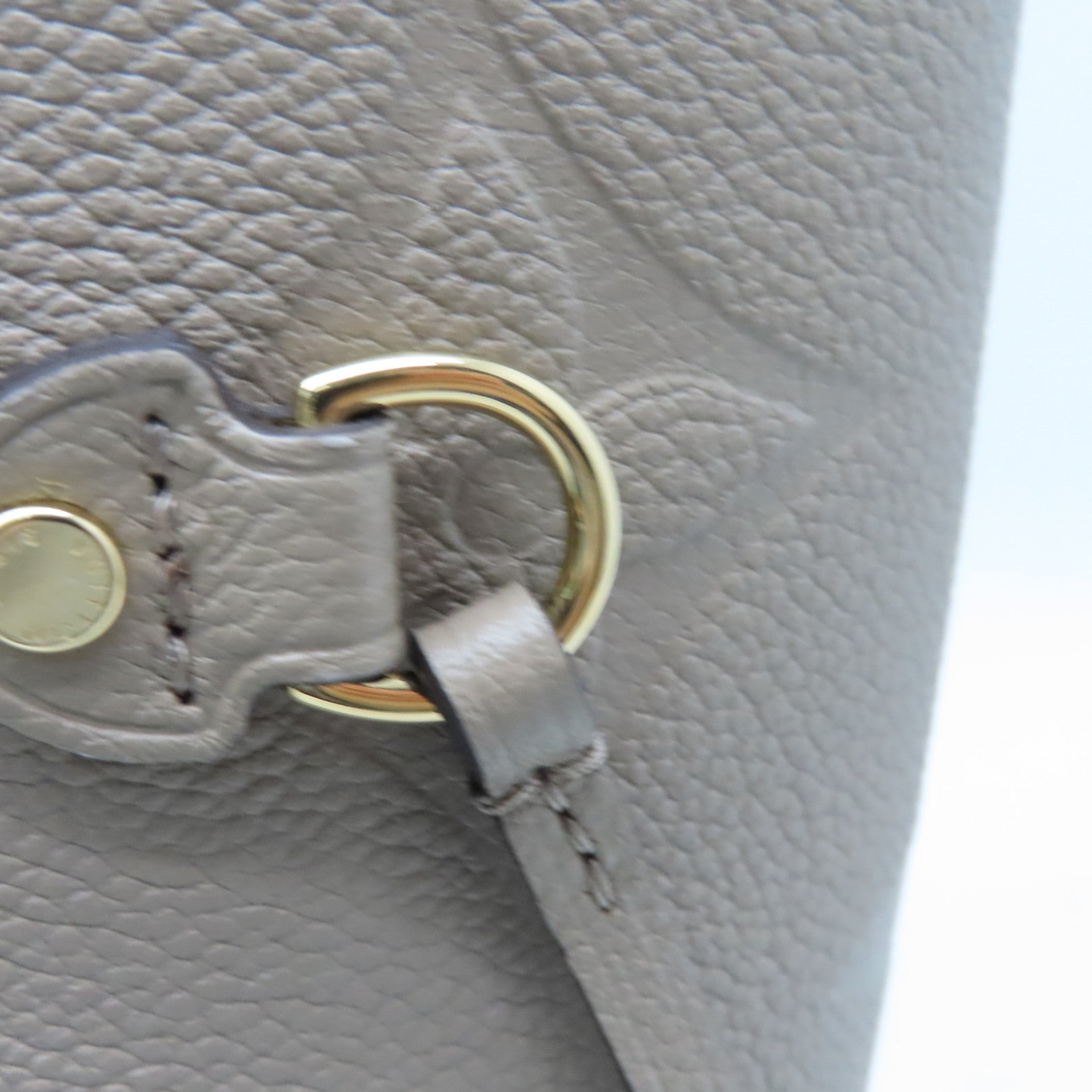 LOUIS VUITTON Monogram Empreinte Neverfull MM gold buckle handle bag l –  Brand Off Hong Kong Online Store