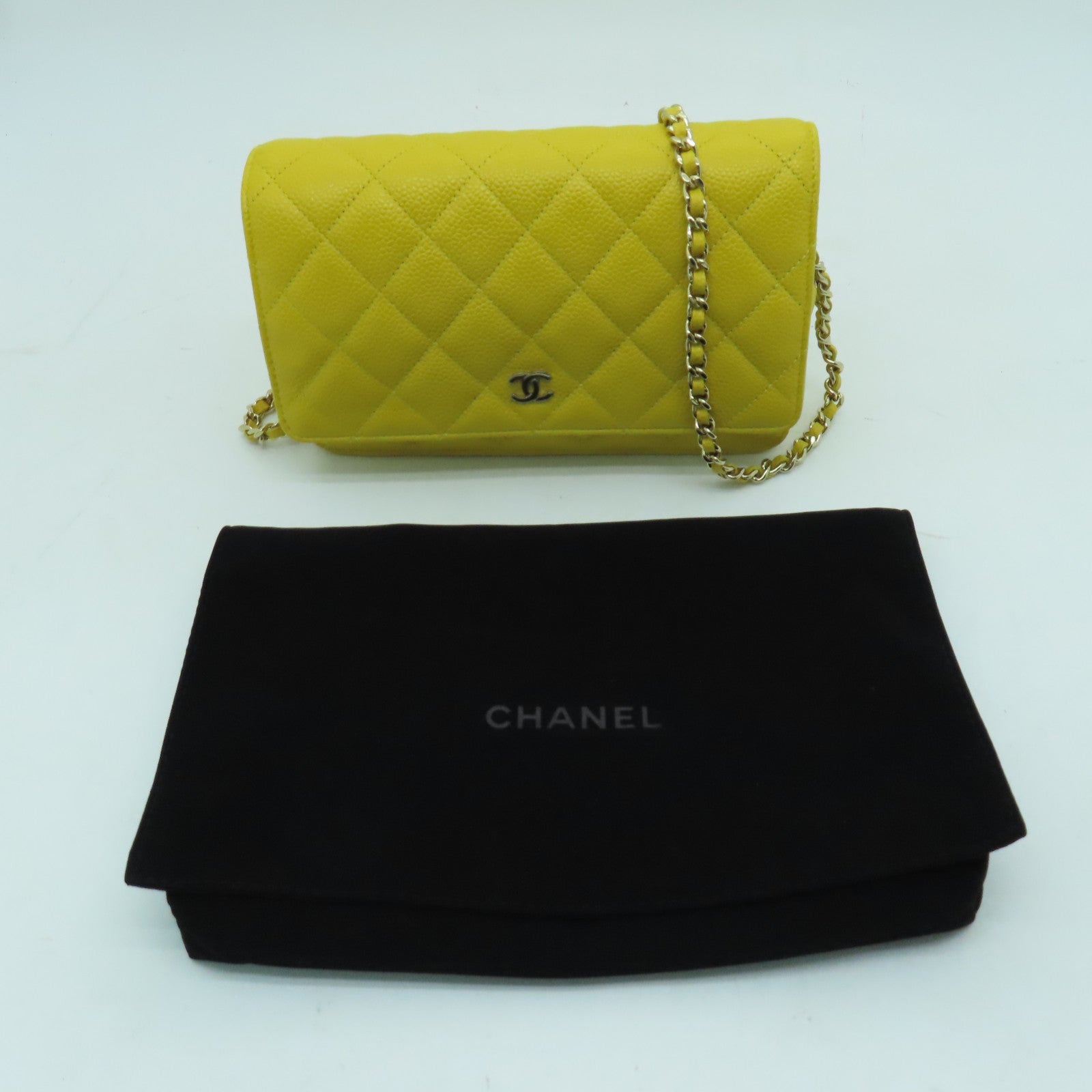 CHANEL 牛皮皮革Gabrielle金扣链带肩背袋黑色– Brand Off Hong Kong Online Store