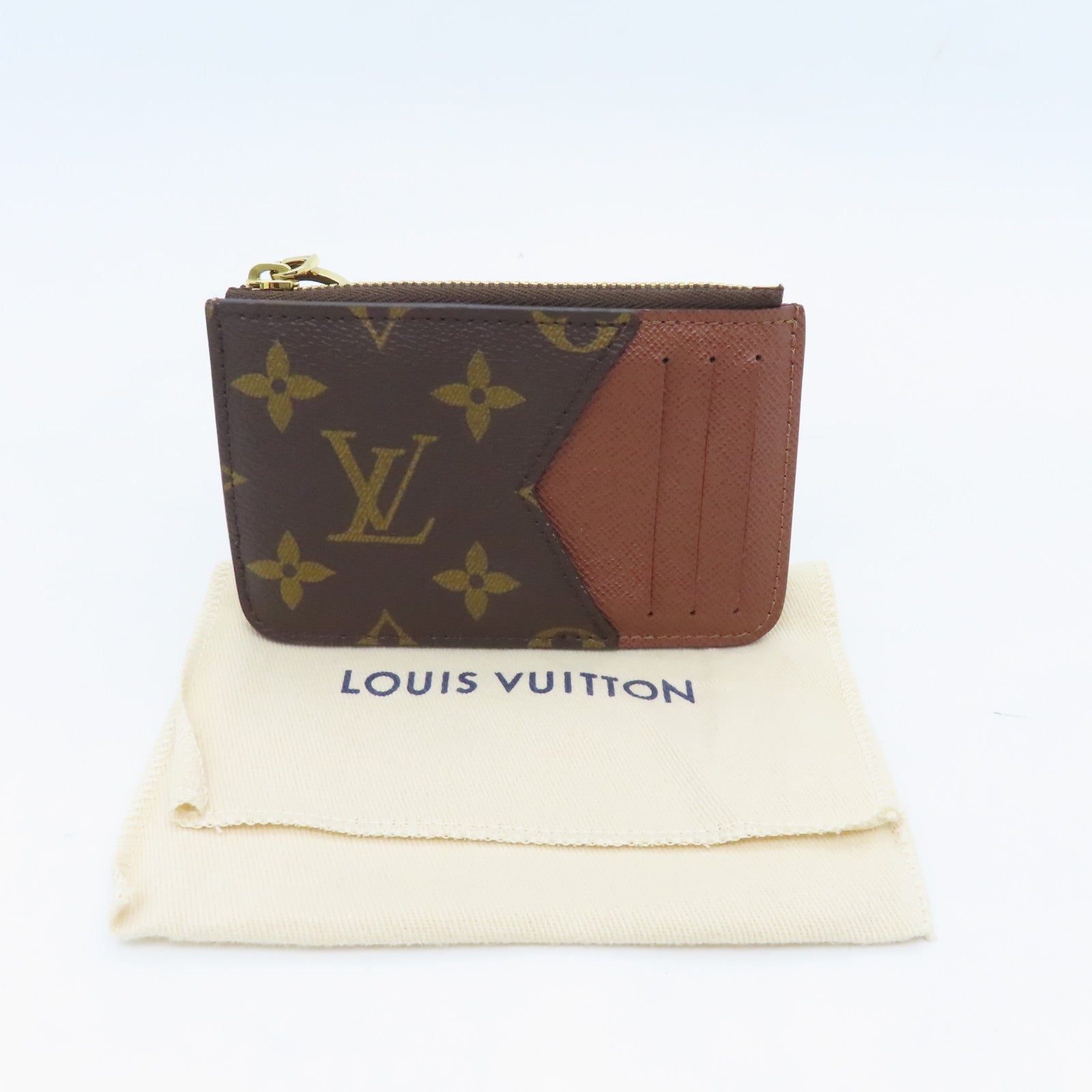 Louis Vuitton M81880 Romy Card Holder, Brown, One Size