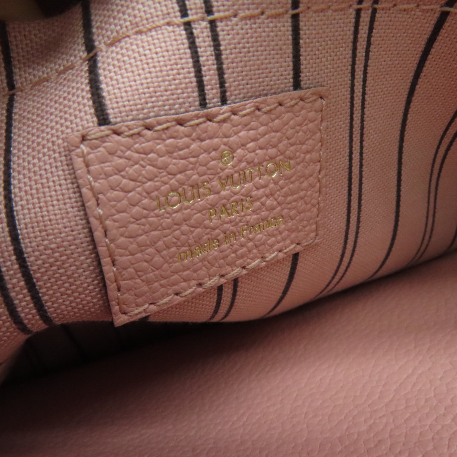 LOUIS VUITTON Monogram Montaigne BB 2 way Shoulder gold buckle handle  shoulder bag pink