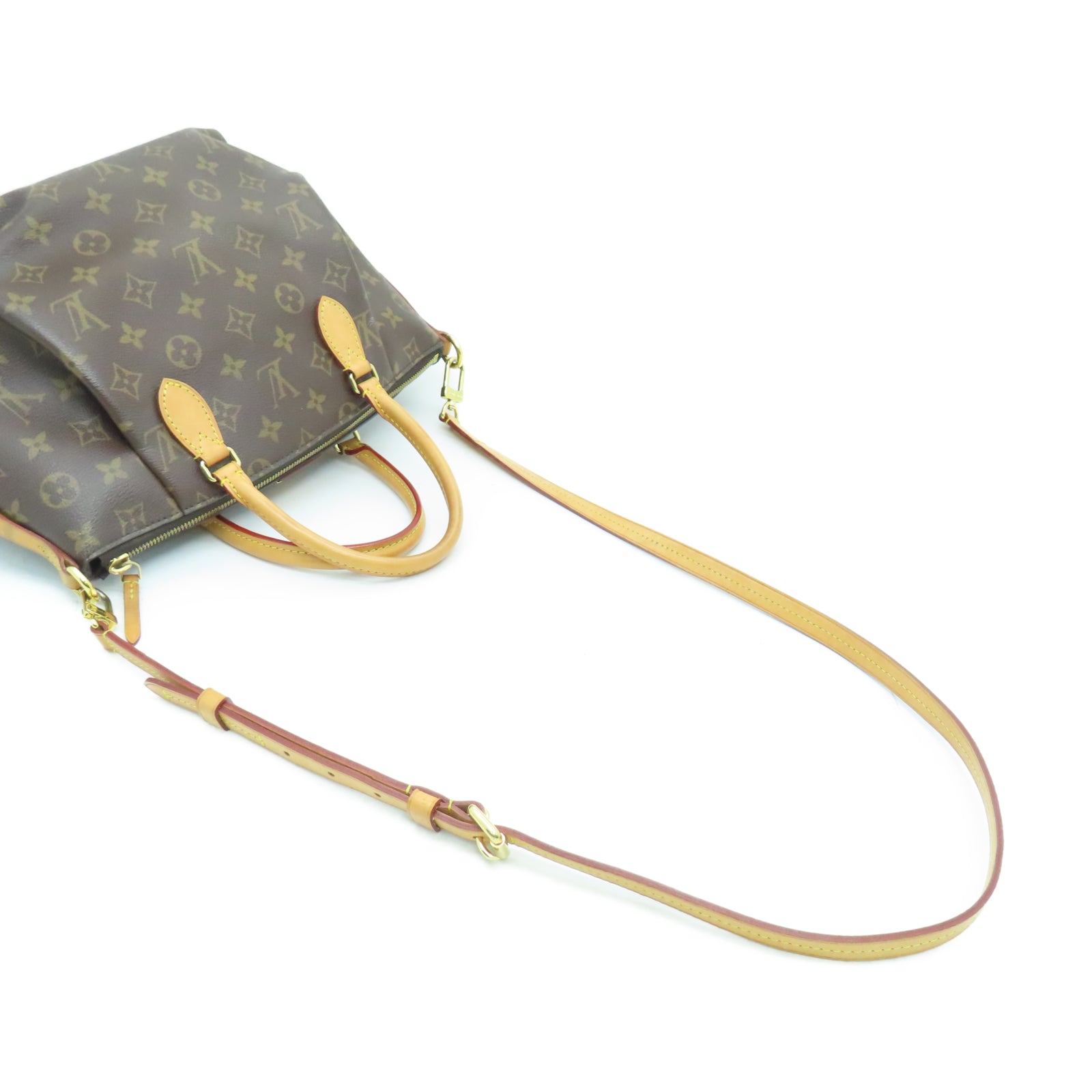 LOUIS VUITTON Monogram Turenne PM gold buckle handle shoulder bag brow –  Brand Off Hong Kong Online Store