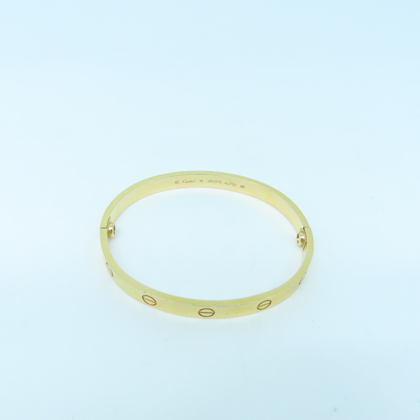 Cartier Love Collection Bangle Bracelet Size 17 in Yellow Gold | New York  Jewelers Chicago
