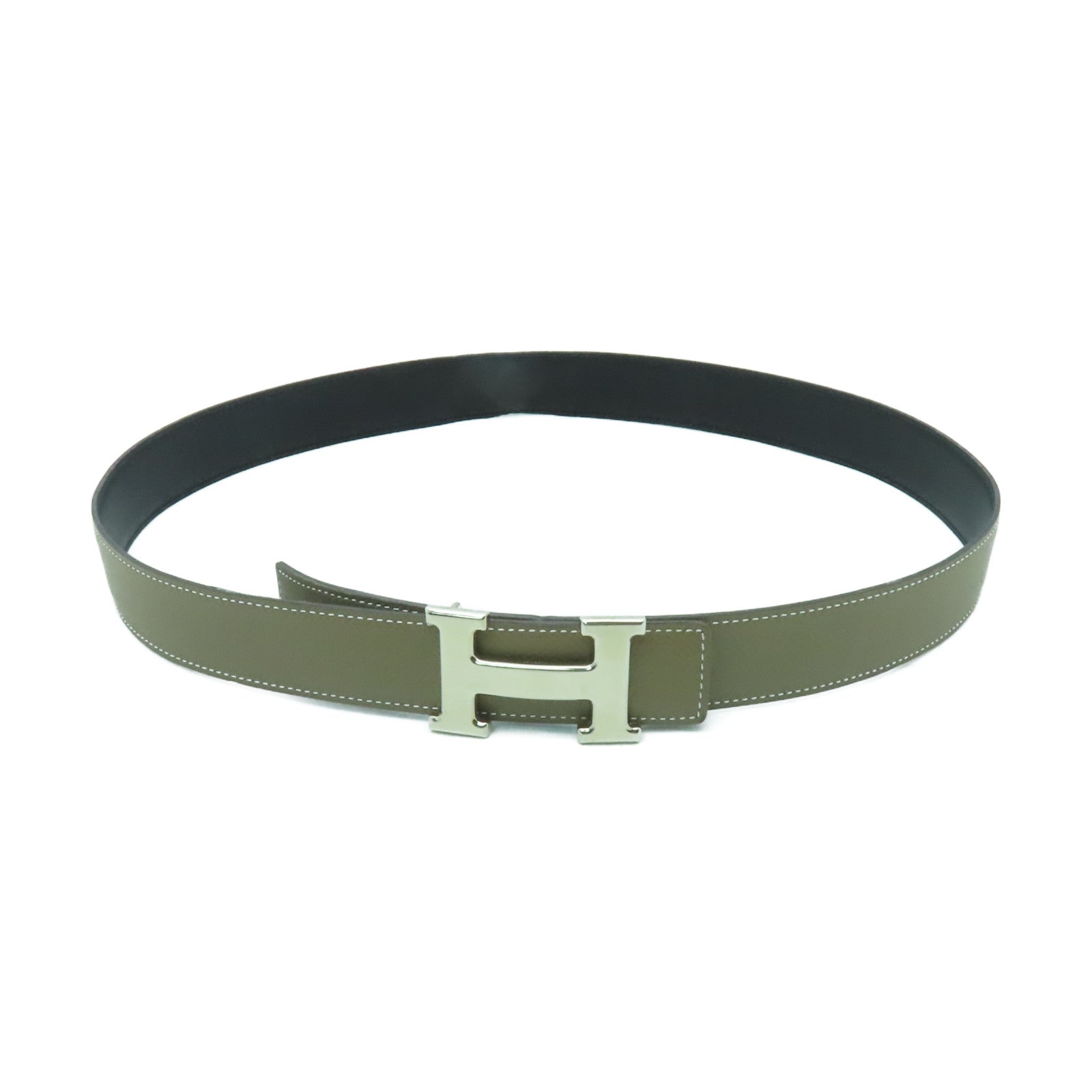 LOUIS VUITTON Damier Graphite Belt 85cm Silver Buckle Belt Black – Brand  Off Hong Kong Online Store