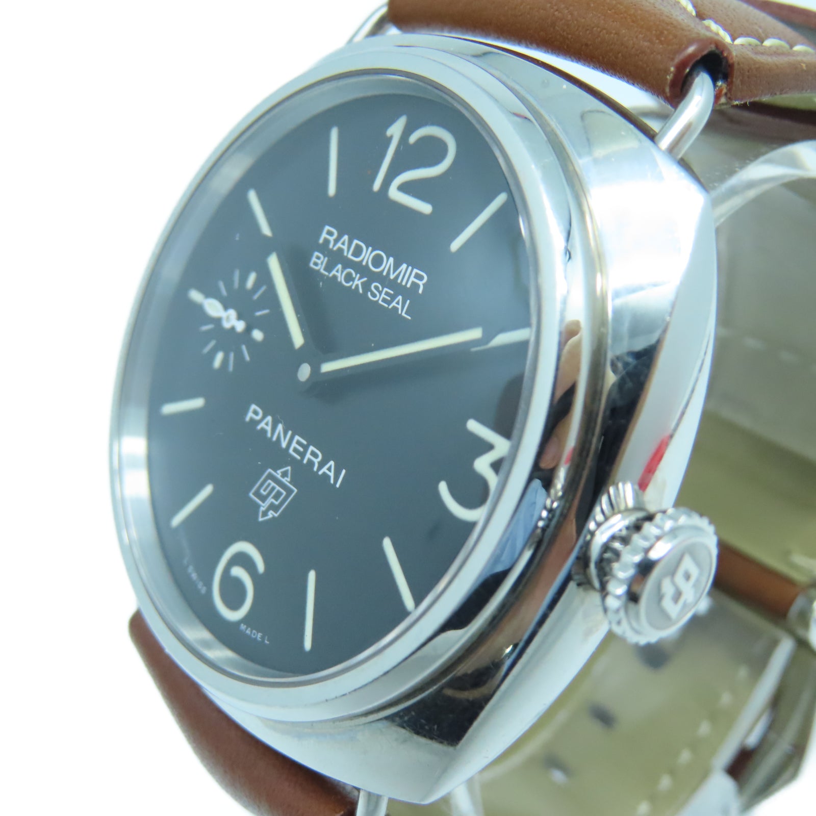 PANERAI Radiomir Stainless Steel Watch Automatic Movement Black