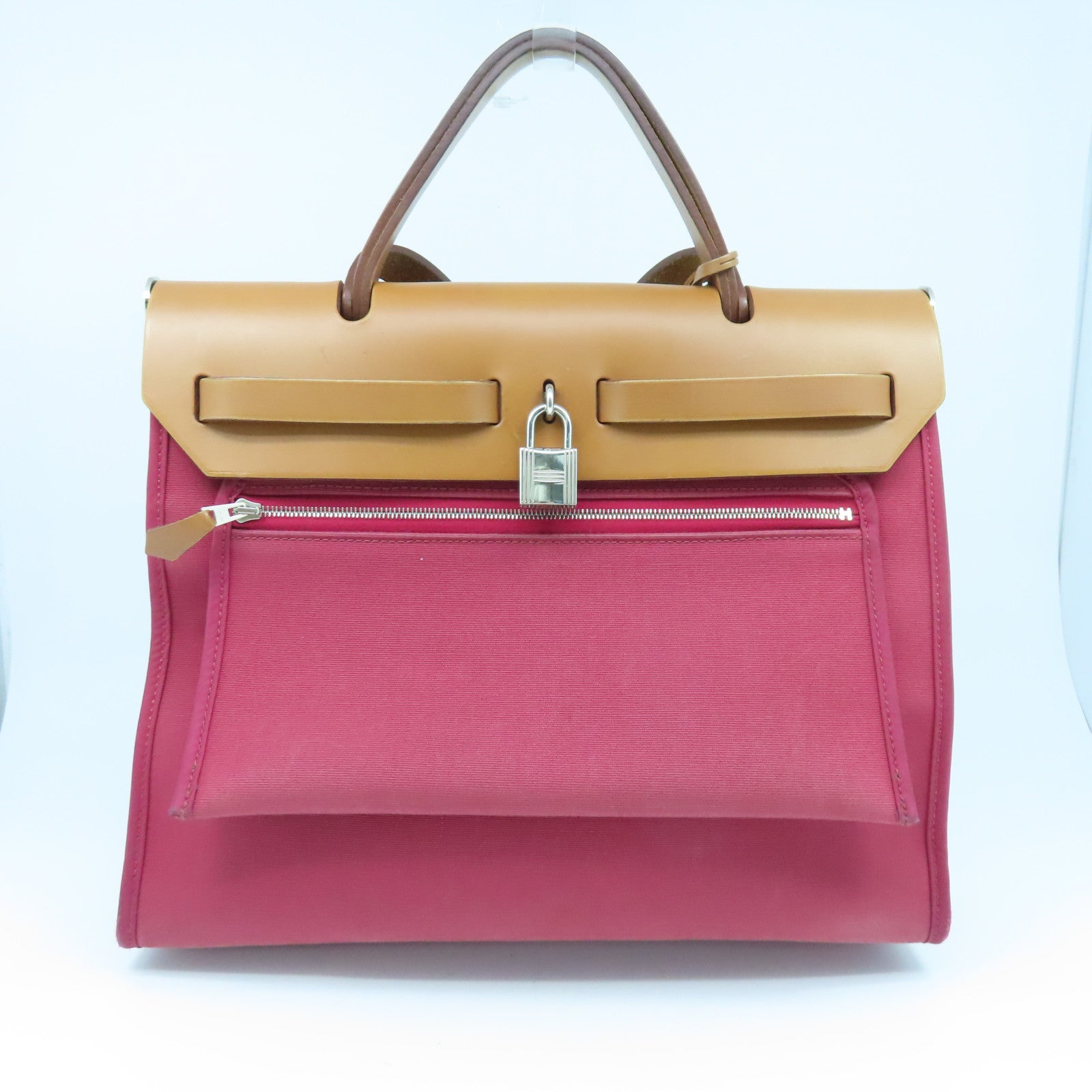 HerBag PM Top Handle in Pink Canvas