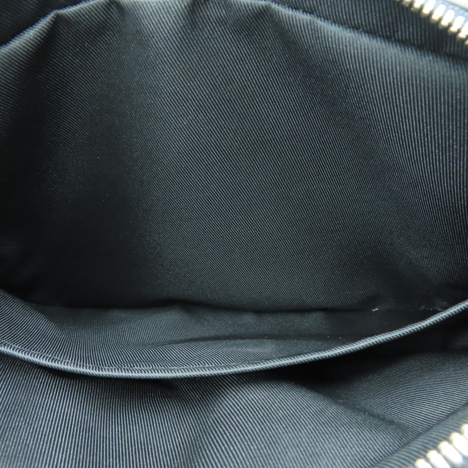 LOUIS VUITTON Monogram Graphite Outdoor Silver Buckle Shoulder Bag Black