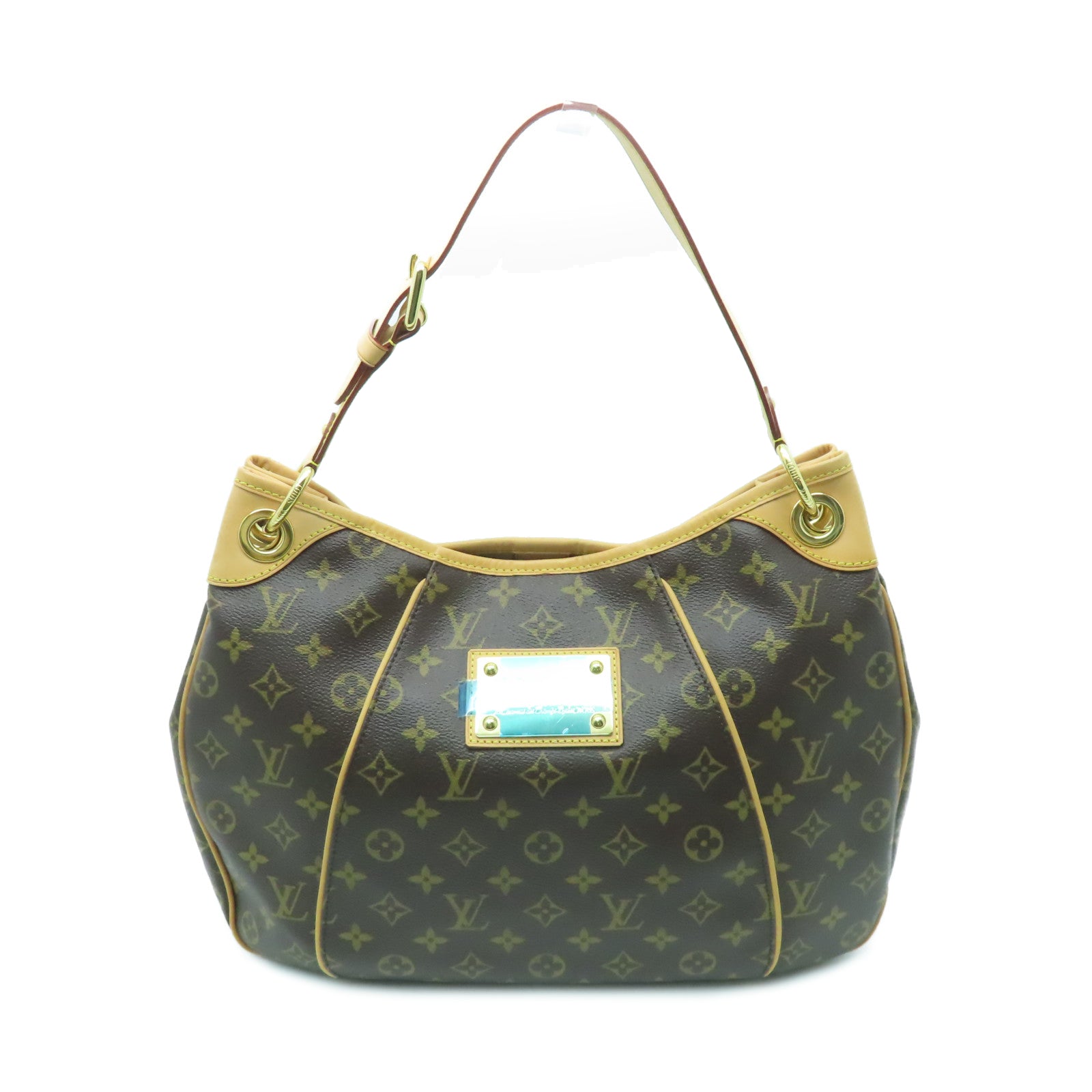 LOUIS VUITTON Monogram Sac Plat BB 2way Hand Shoulder Bag M45847