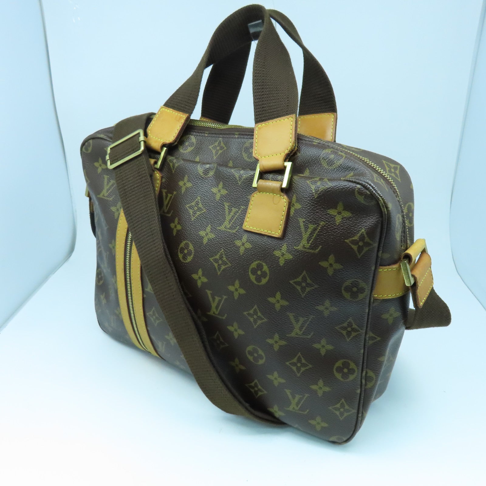 LOUIS VUITTON Monogram Eclipse Travel Bag silver buckle handle shoulde –  Brand Off Hong Kong Online Store