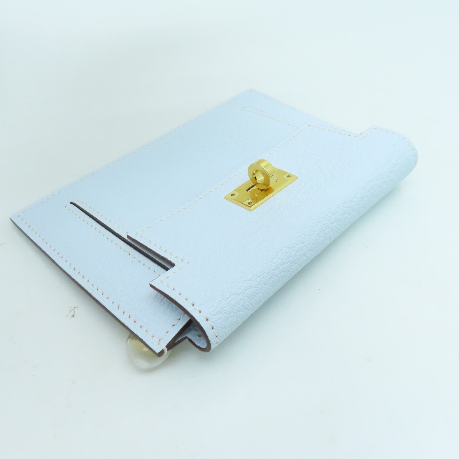 Hermes Celeste Kelly Pocket Compact Wallet