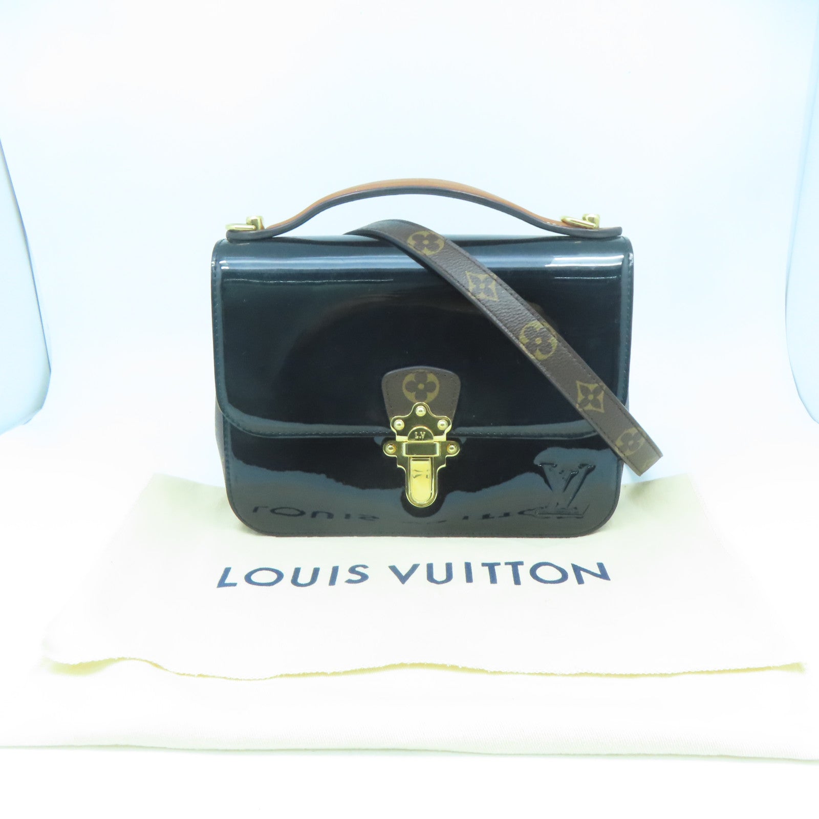 Louis Vuitton Miroir Vernis Cherrywood BB - Neutrals Crossbody