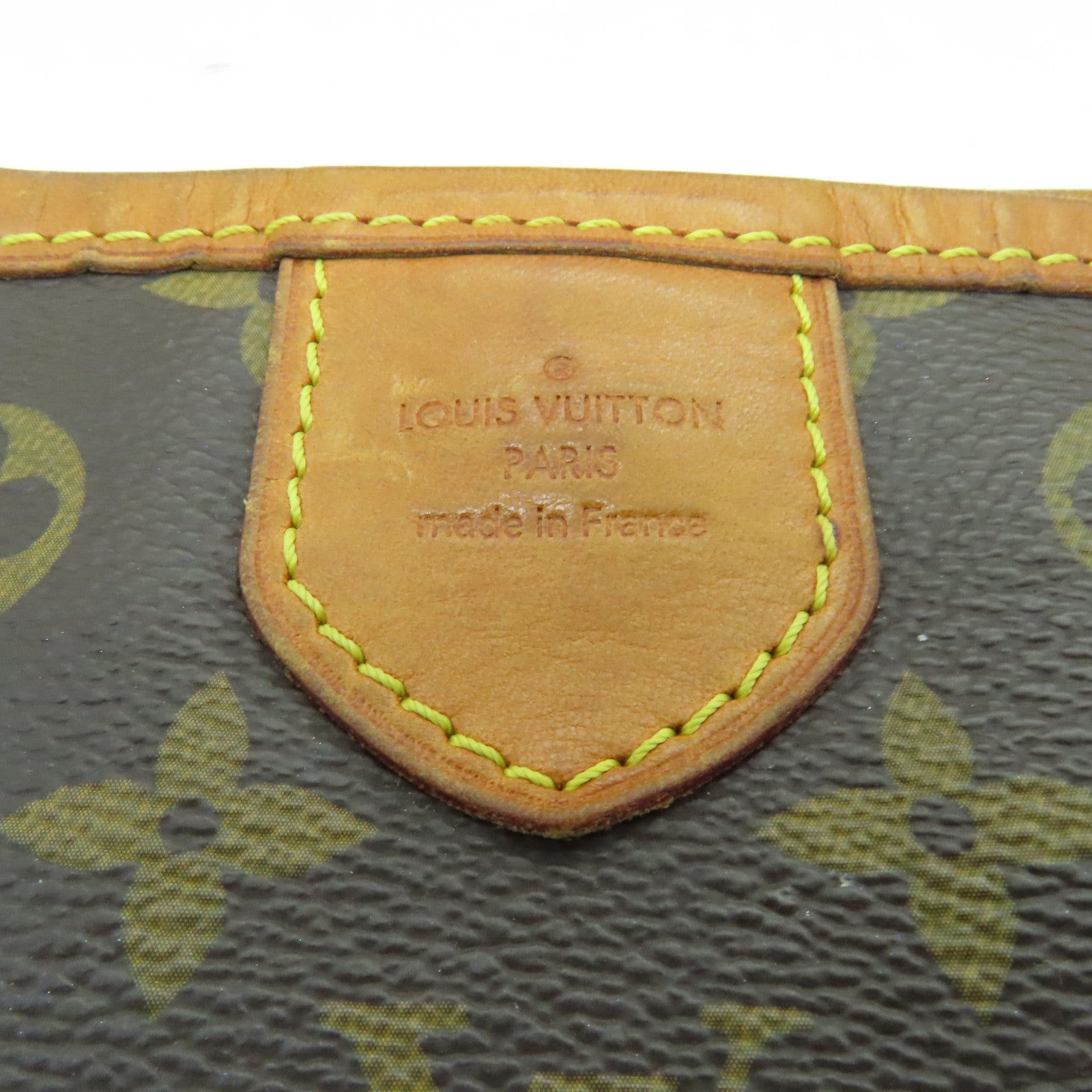 LOUIS VUITTON Monogram Delightful PM Gold Buckle Shoulder Bag Brown