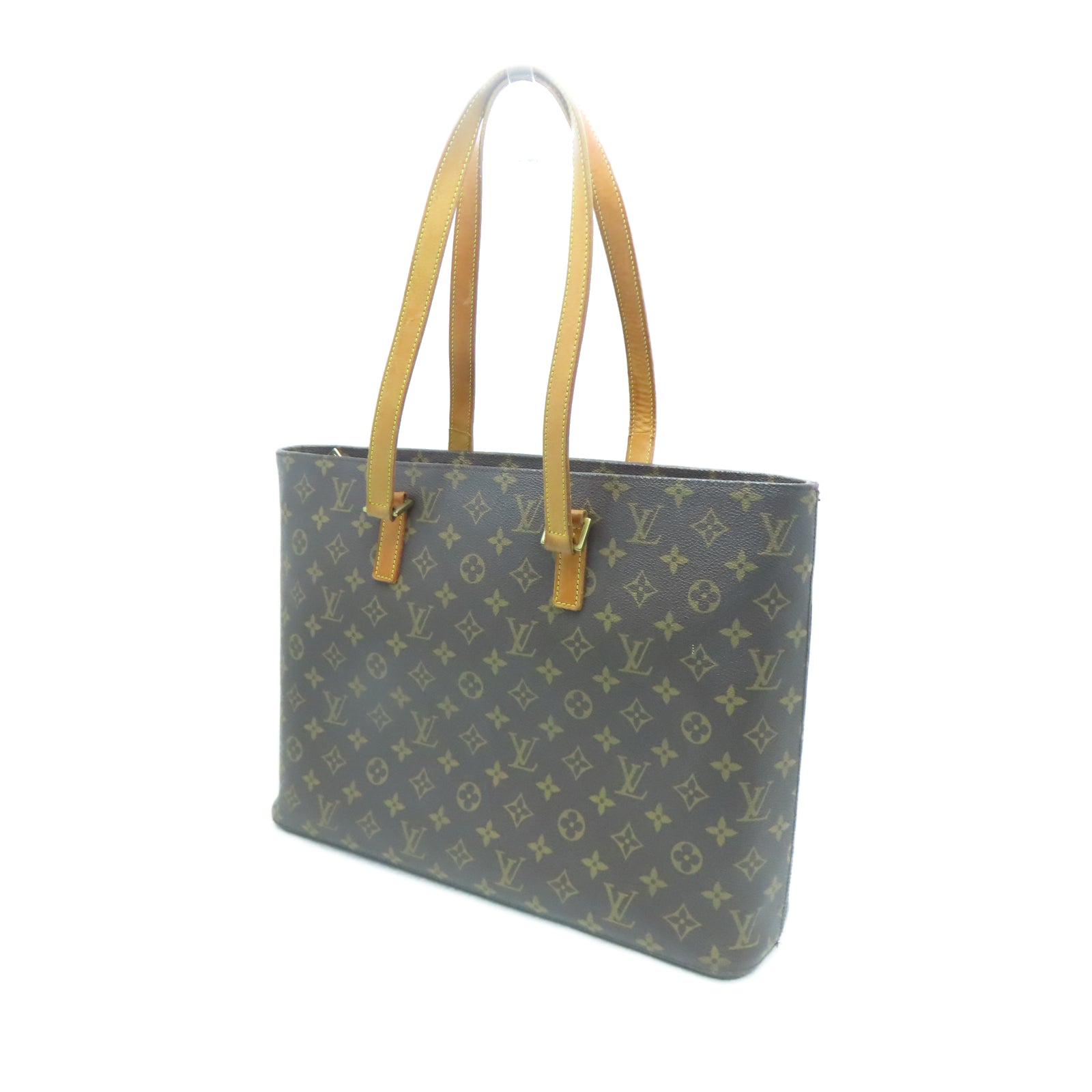 Louis+Vuitton+Luco+Tote+Brown+Leather for sale online