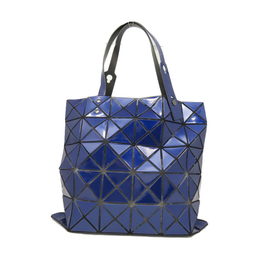 ISSEY MIYAKE PVC Bao Bao黑扣手挽袋藍色