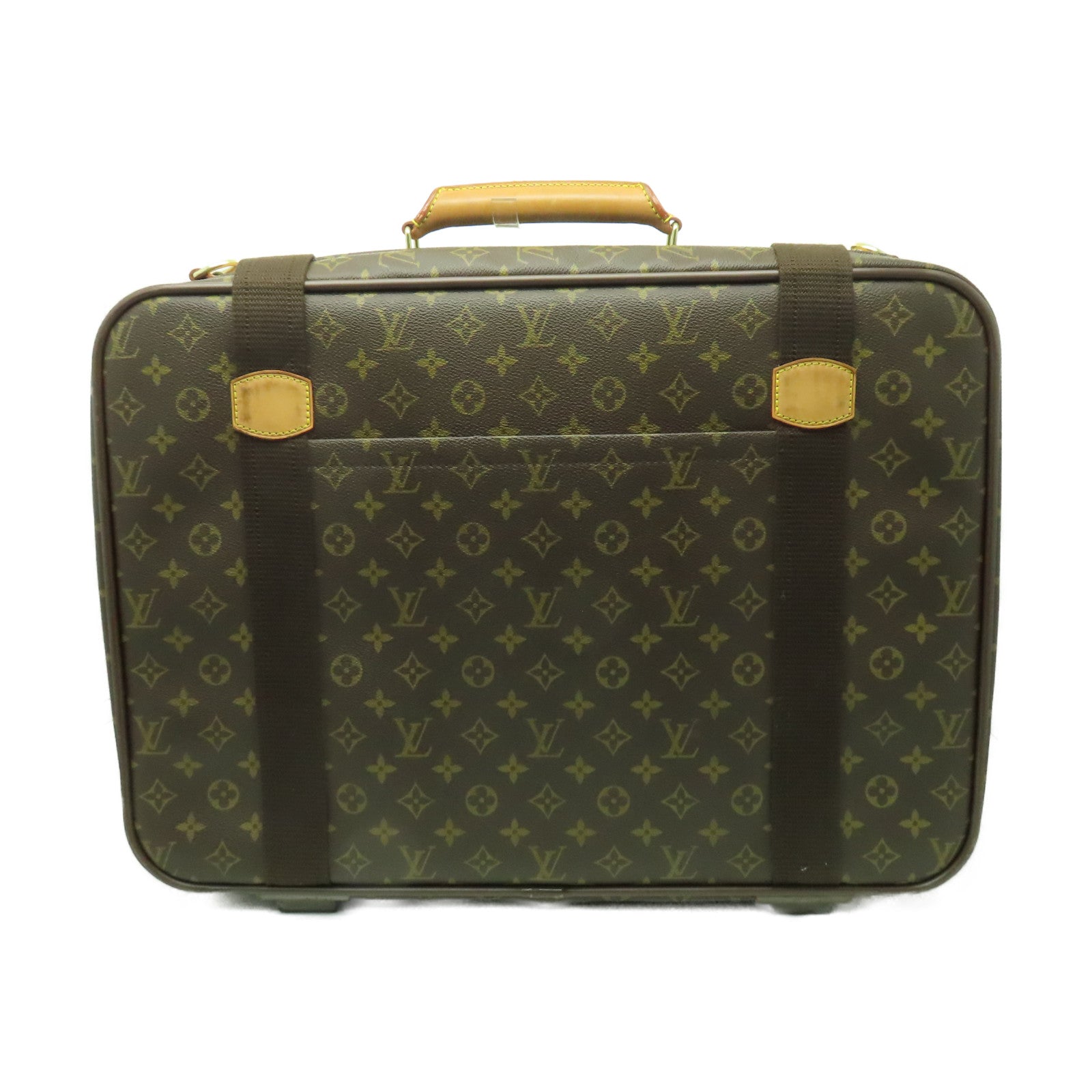 LOUIS VUITTON 【激減優惠】Monogram Satellite 53金扣行李箱啡色