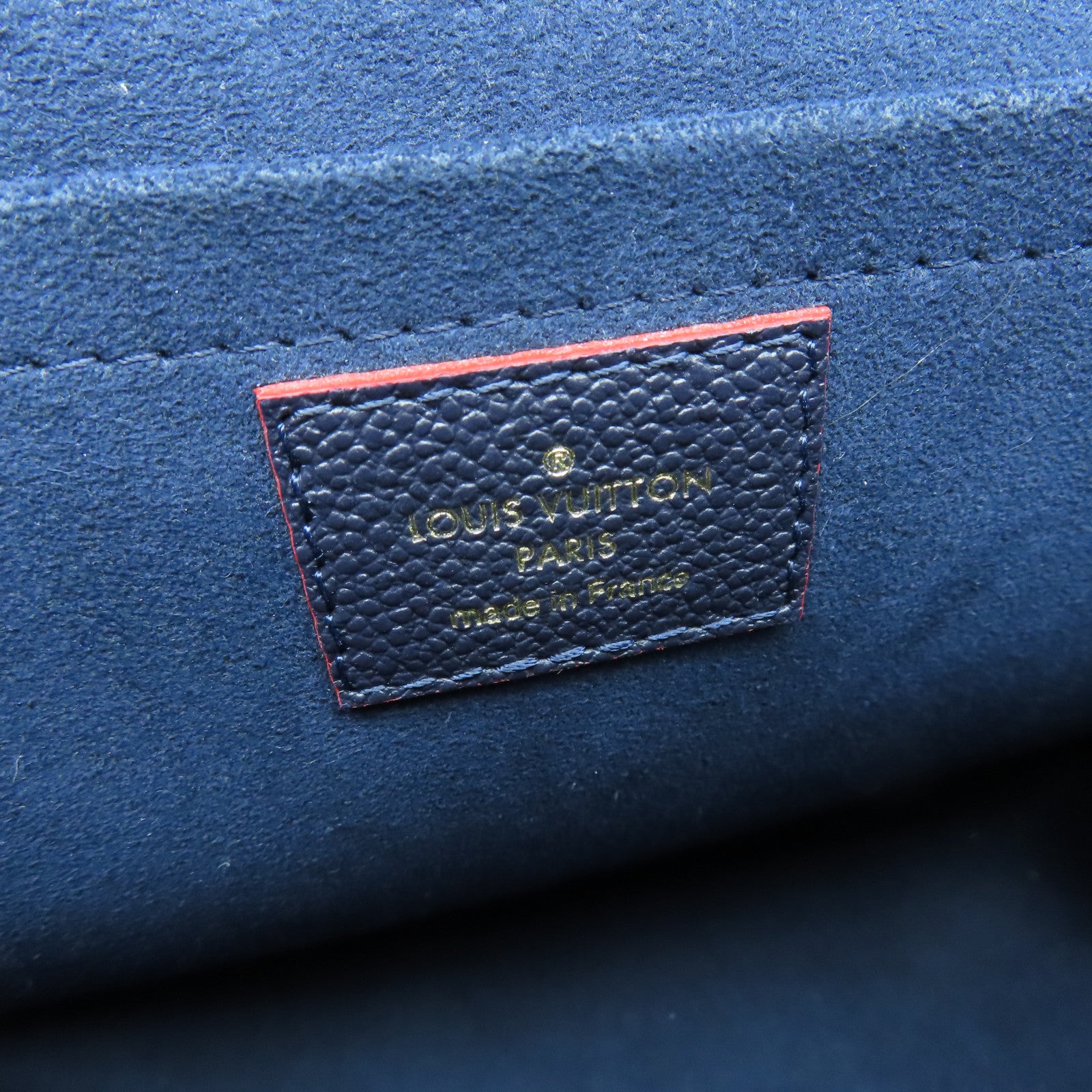 Louis Vuitton Navy & Red Monogram Empreinte Marignan - Shop LV