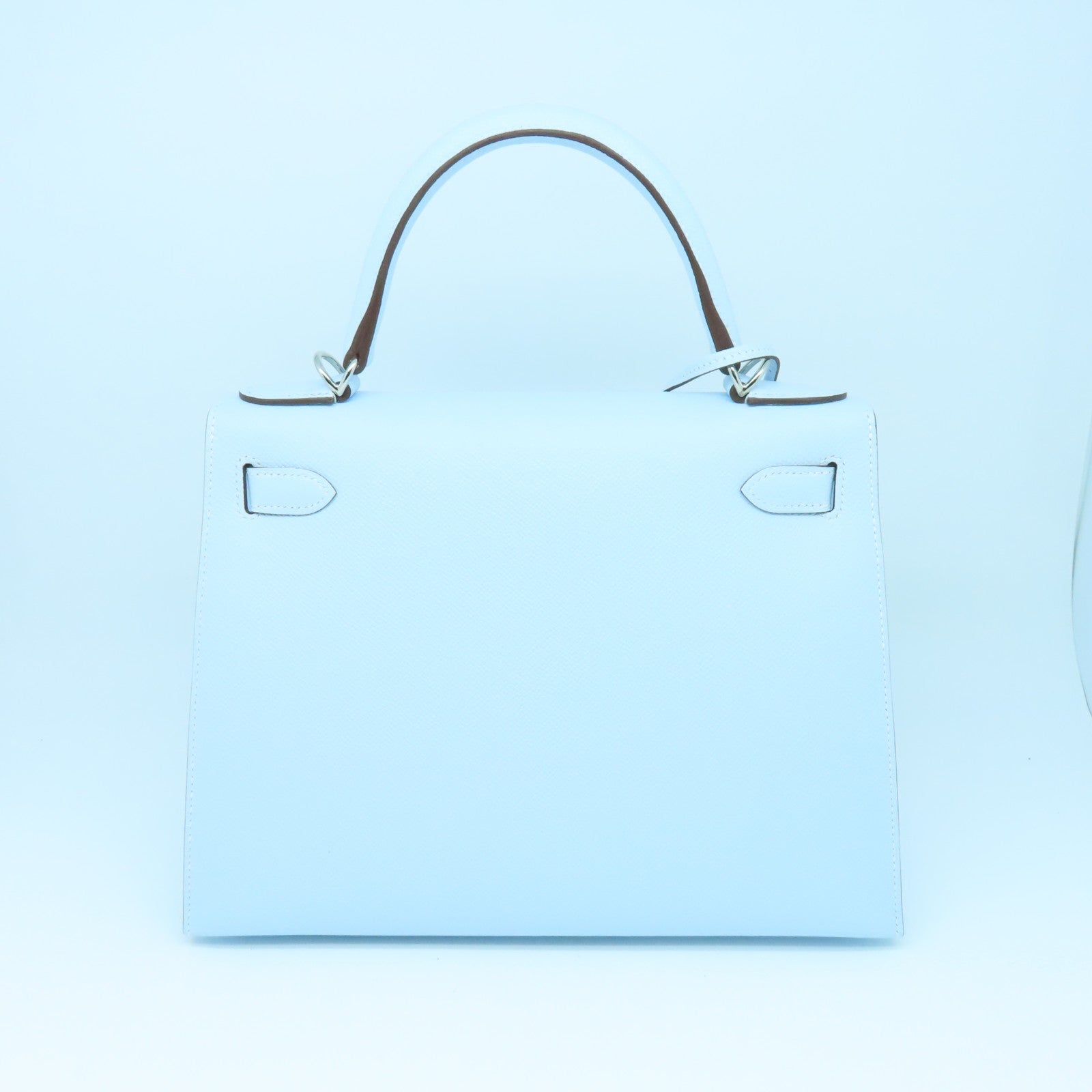 Hermès Blue Brume Handbags for Sale