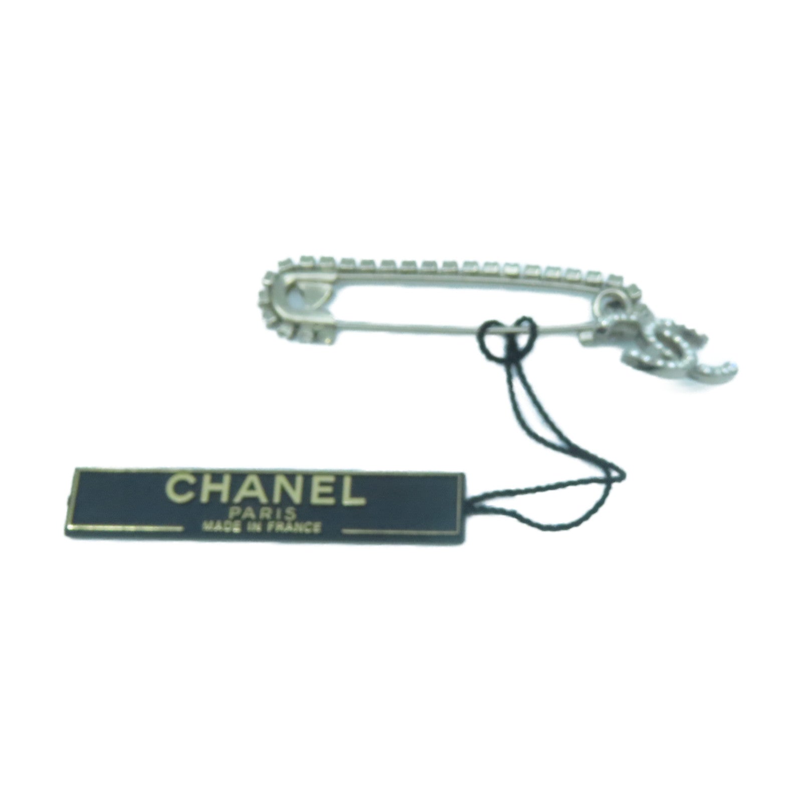 Chanel safety hot sale pin brooch