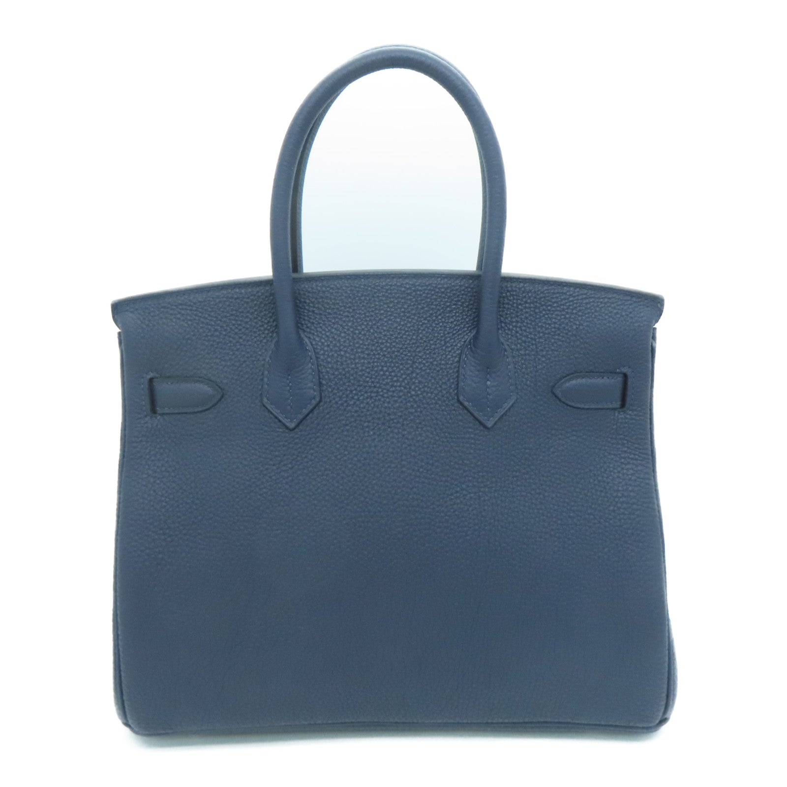 HERMES Ostrich Leather Birkin 30 Silver Buckle Bag Dark Blue – Brand Off  Hong Kong Online Store