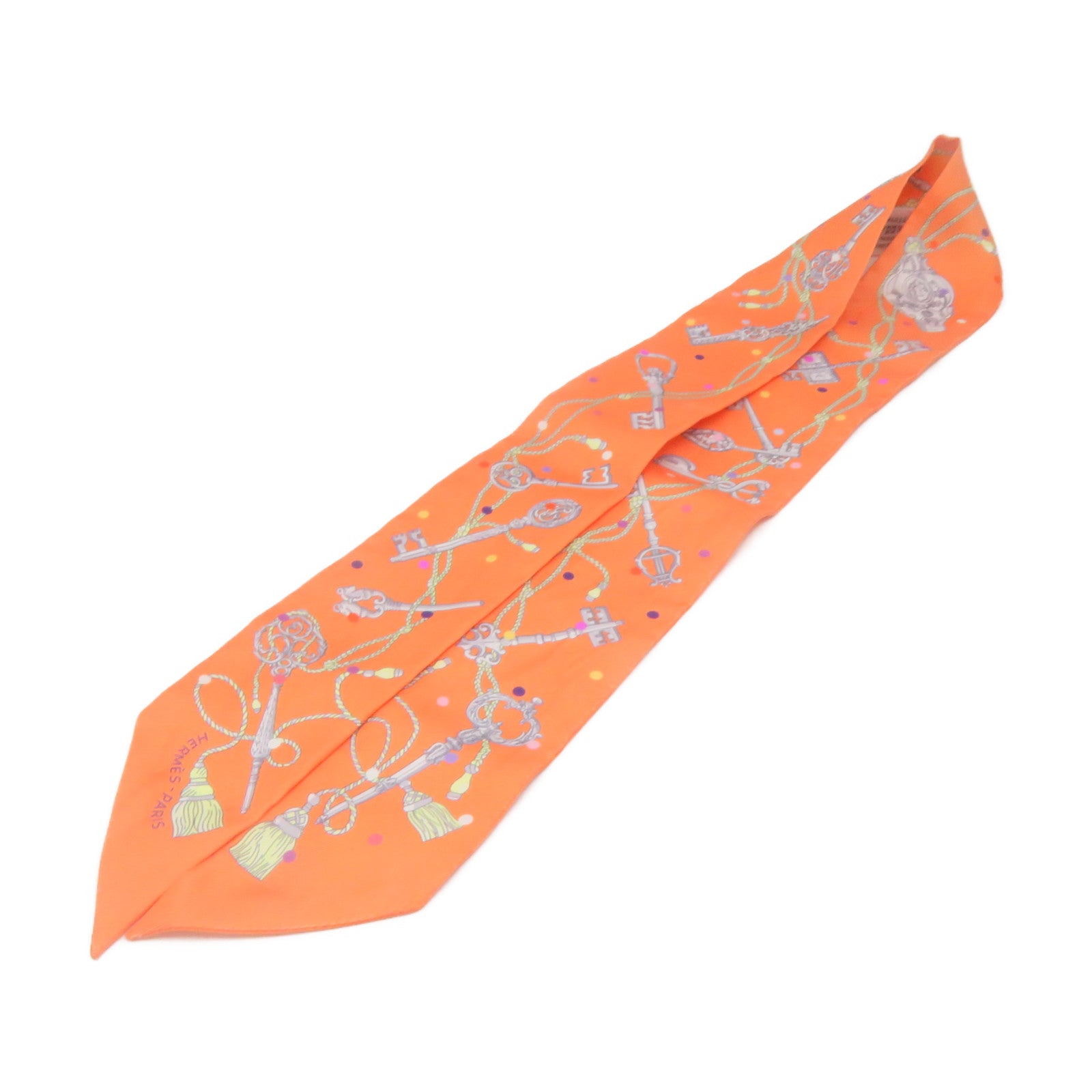 HERMES Silk Twilly Scarf Orange – Brand Off Hong Kong Online Store