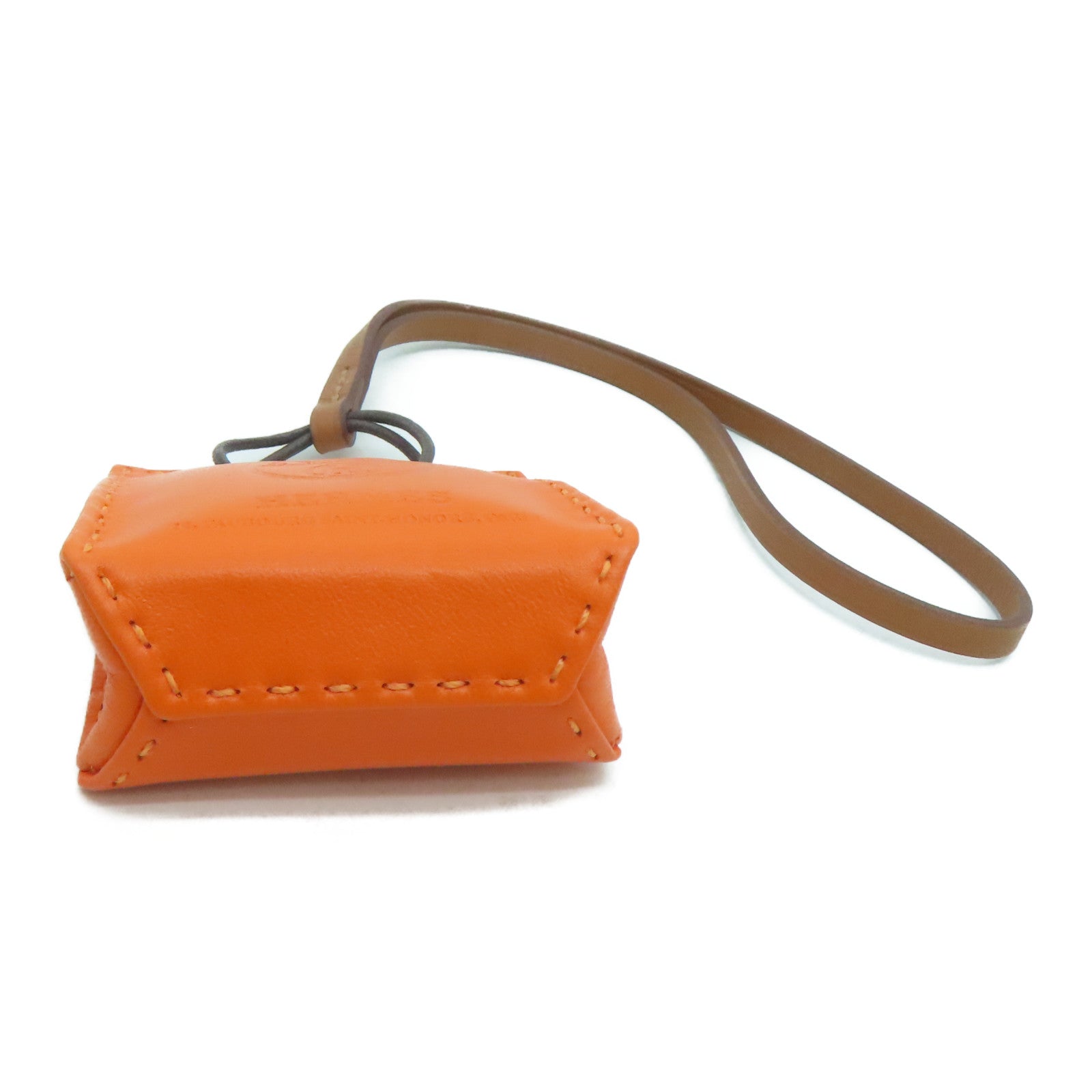 新品未開封】AirTag Hermes Bag Charm Orange-