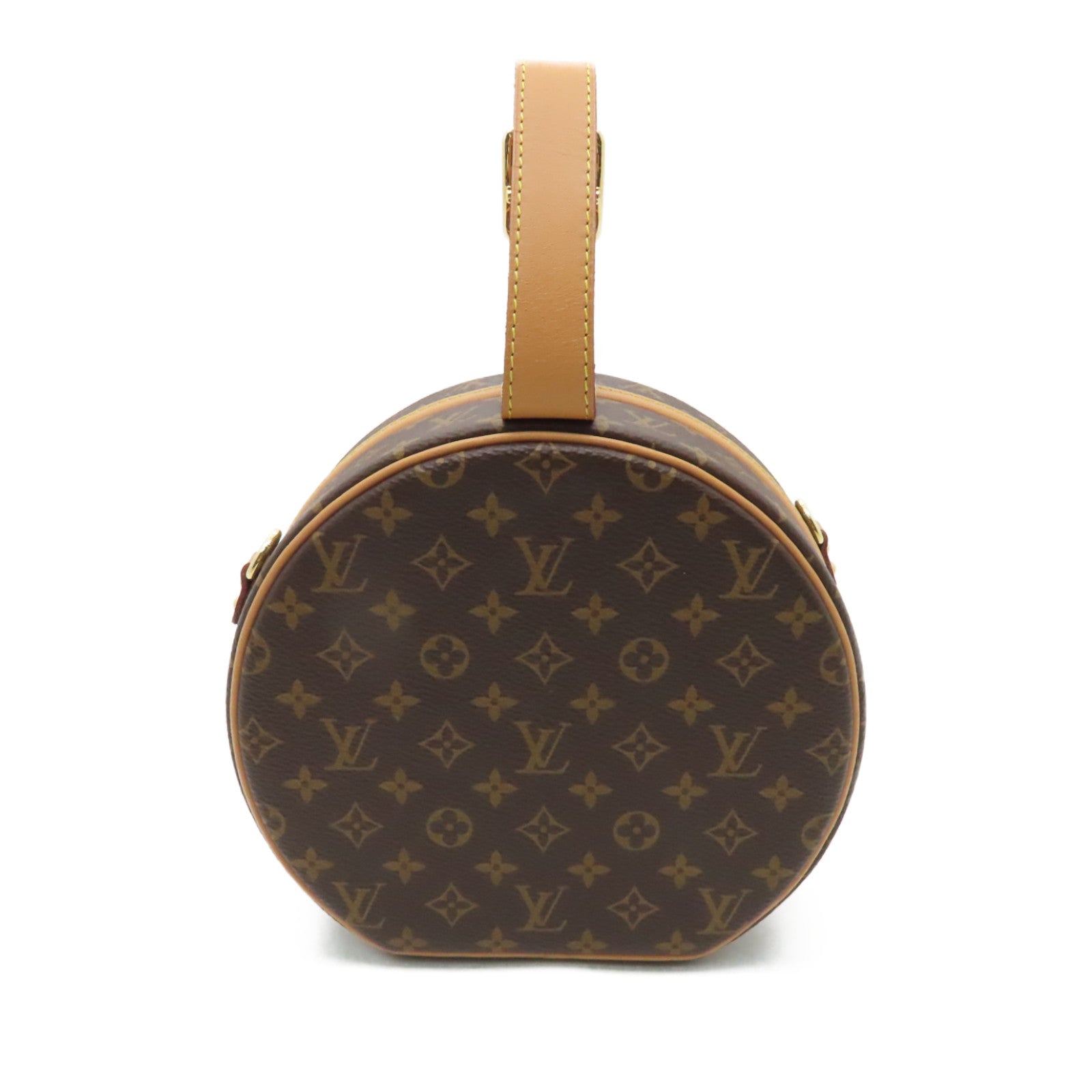 LOUIS VUITTON 【激減優惠】Monogram Petite Boite Chapeau金扣手挽肩背兩用袋啡色