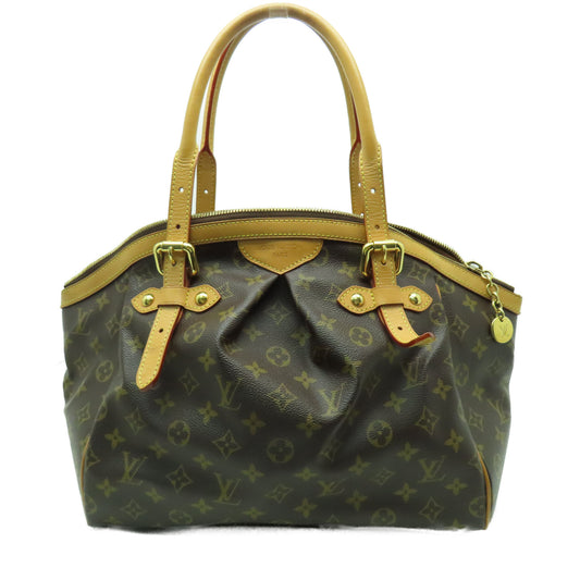 LOUIS VUITTON Monogram Tivoli GM金扣肩背袋啡色