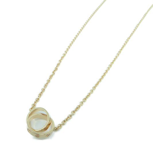 CARTIER 18K玫瑰金Mini Love Necklace項鍊