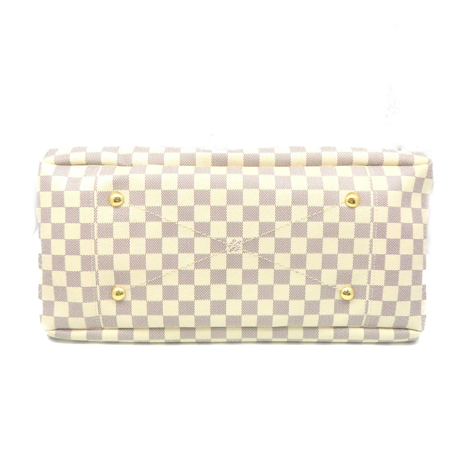 Louis Vuitton Artsy GM Damier Azur Shoulder Bag White