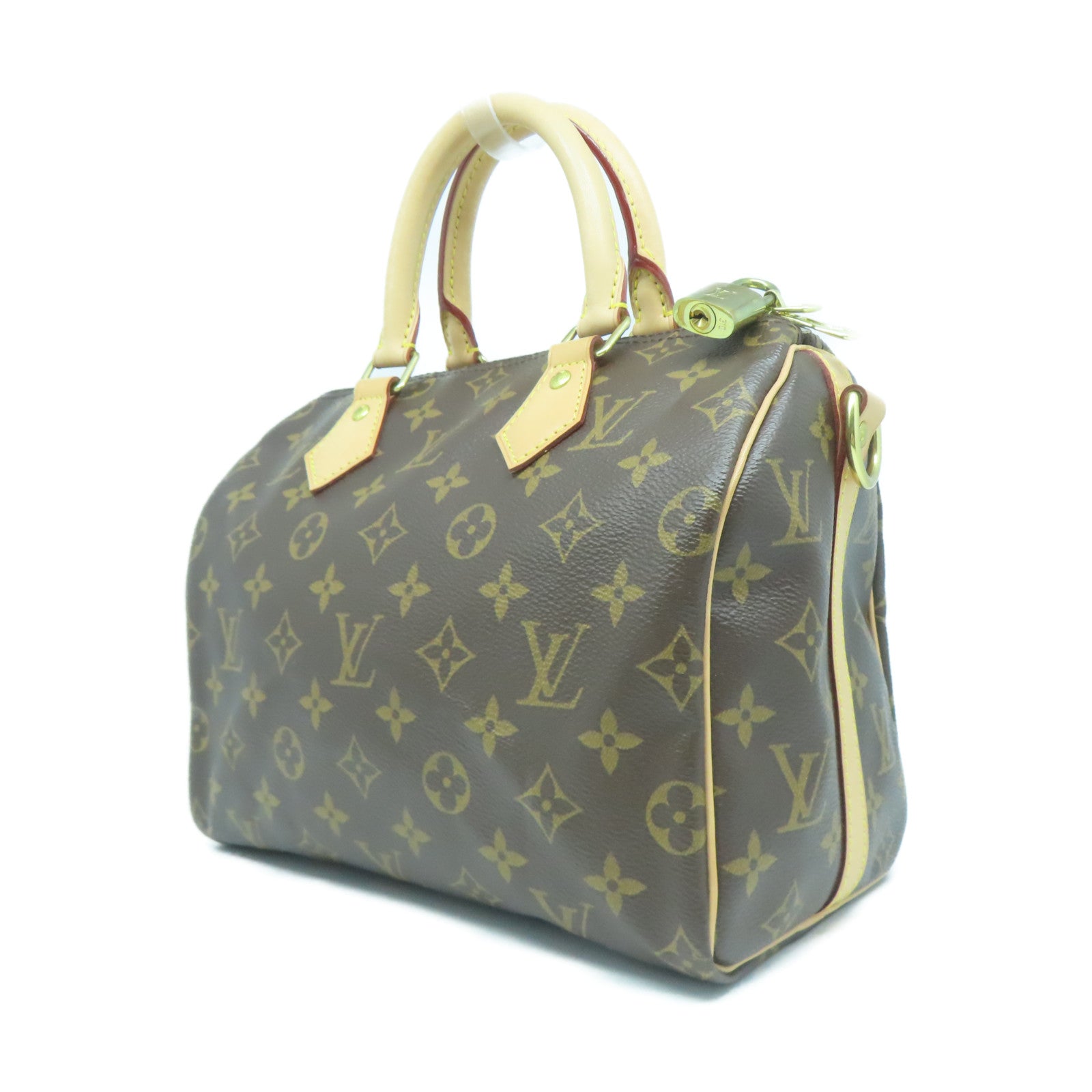 Authentic LOUIS VUITTON Monogram Speedy Bandouliere 25cm M41113